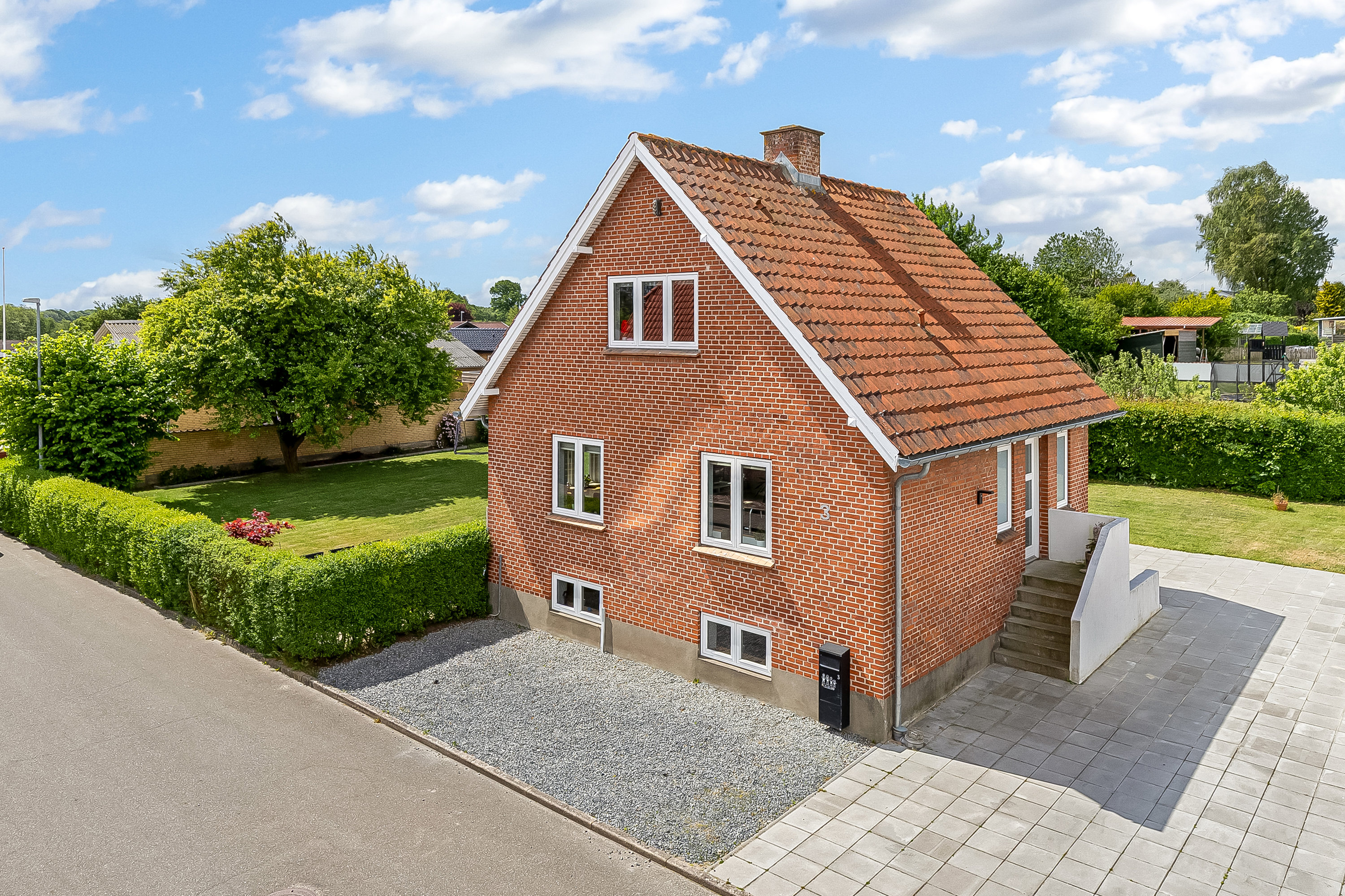 Villa: Mastefoto på Vinkelvej 3, Pjedsted, 7000 Fredericia