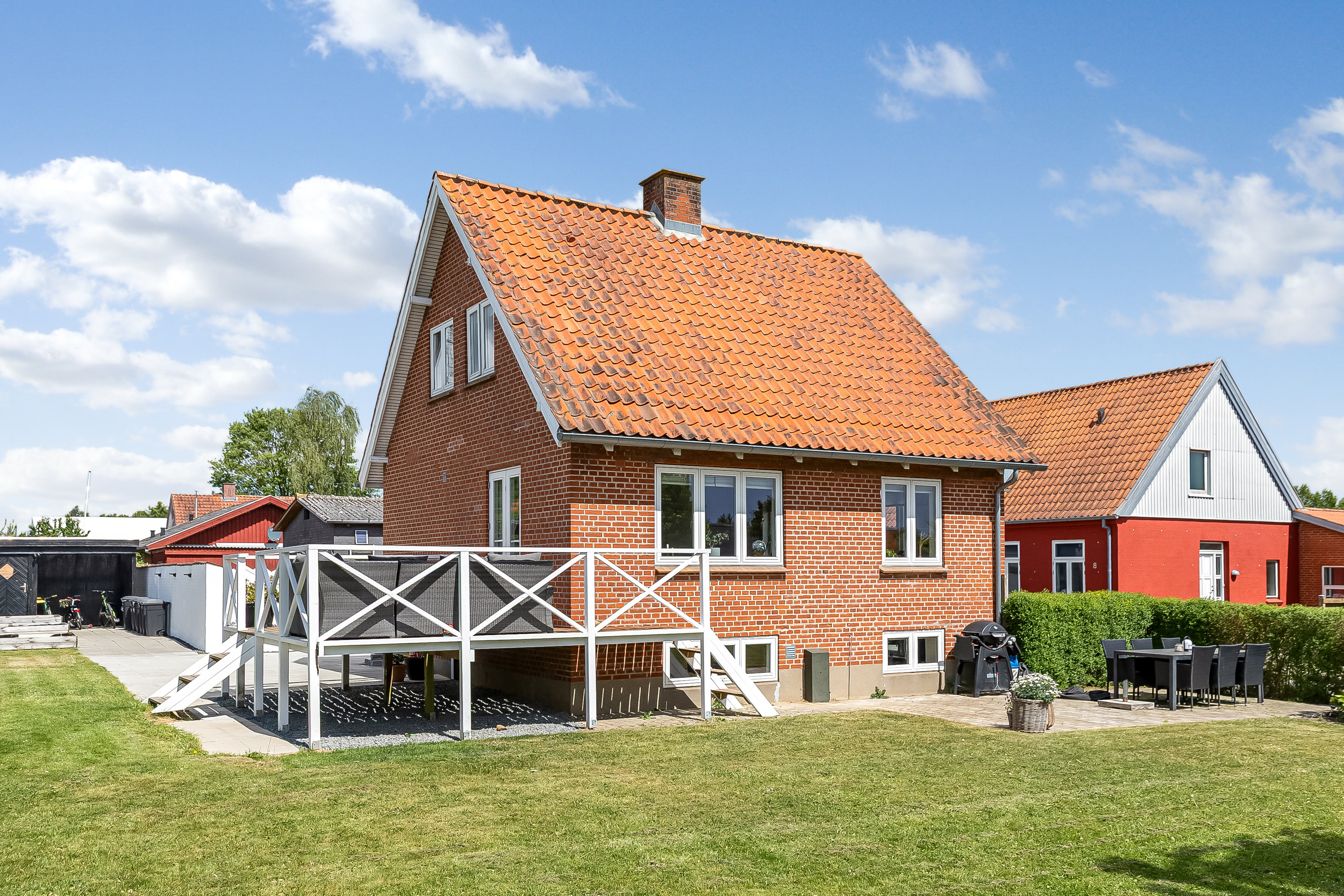 Miniaturebillede 2: fra haven. Billede af Vinkelvej 3, Pjedsted, 7000 Fredericia