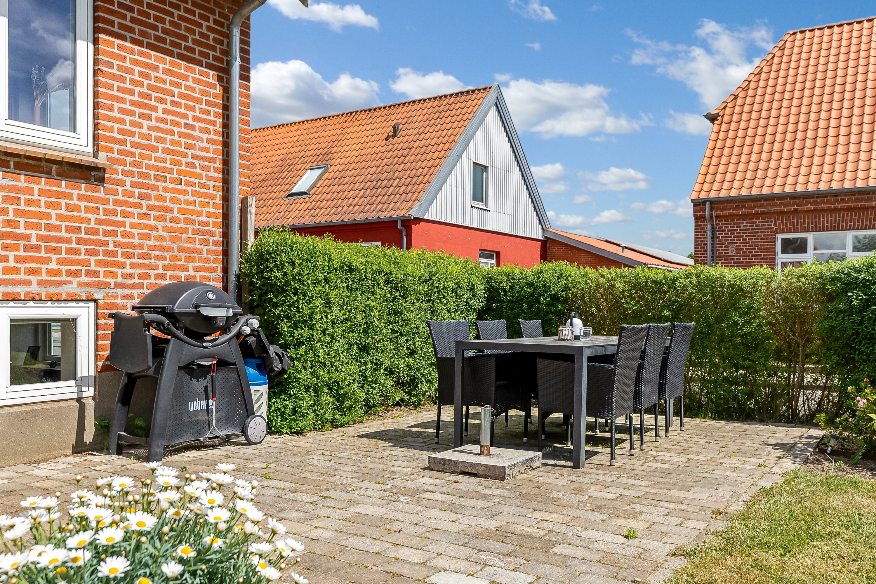 Fremhævet terrasse billede i fuldskærmstilstand. Billede af Vinkelvej 3, Pjedsted, 7000 Fredericia