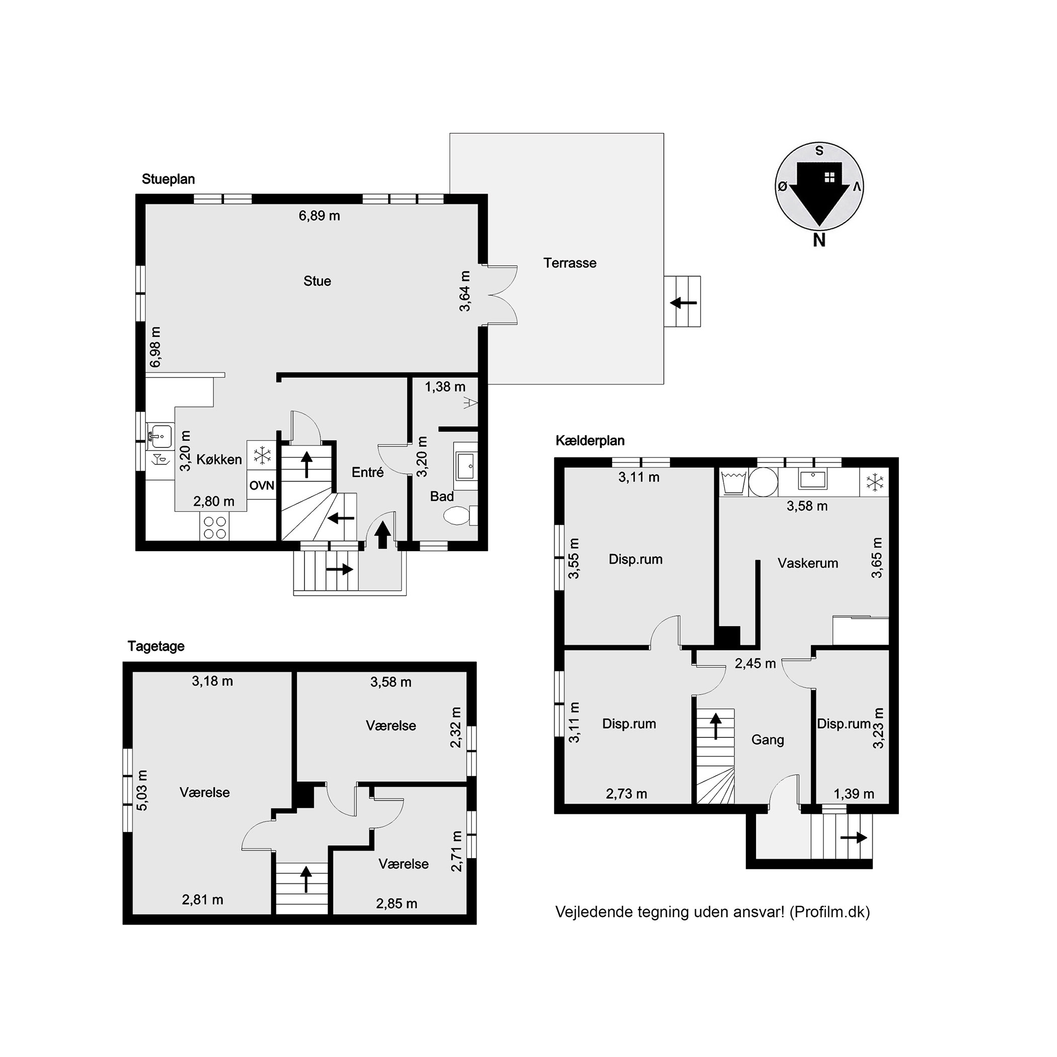 Plantegninger billede af Vinkelvej 3, Pjedsted, 7000 Fredericia