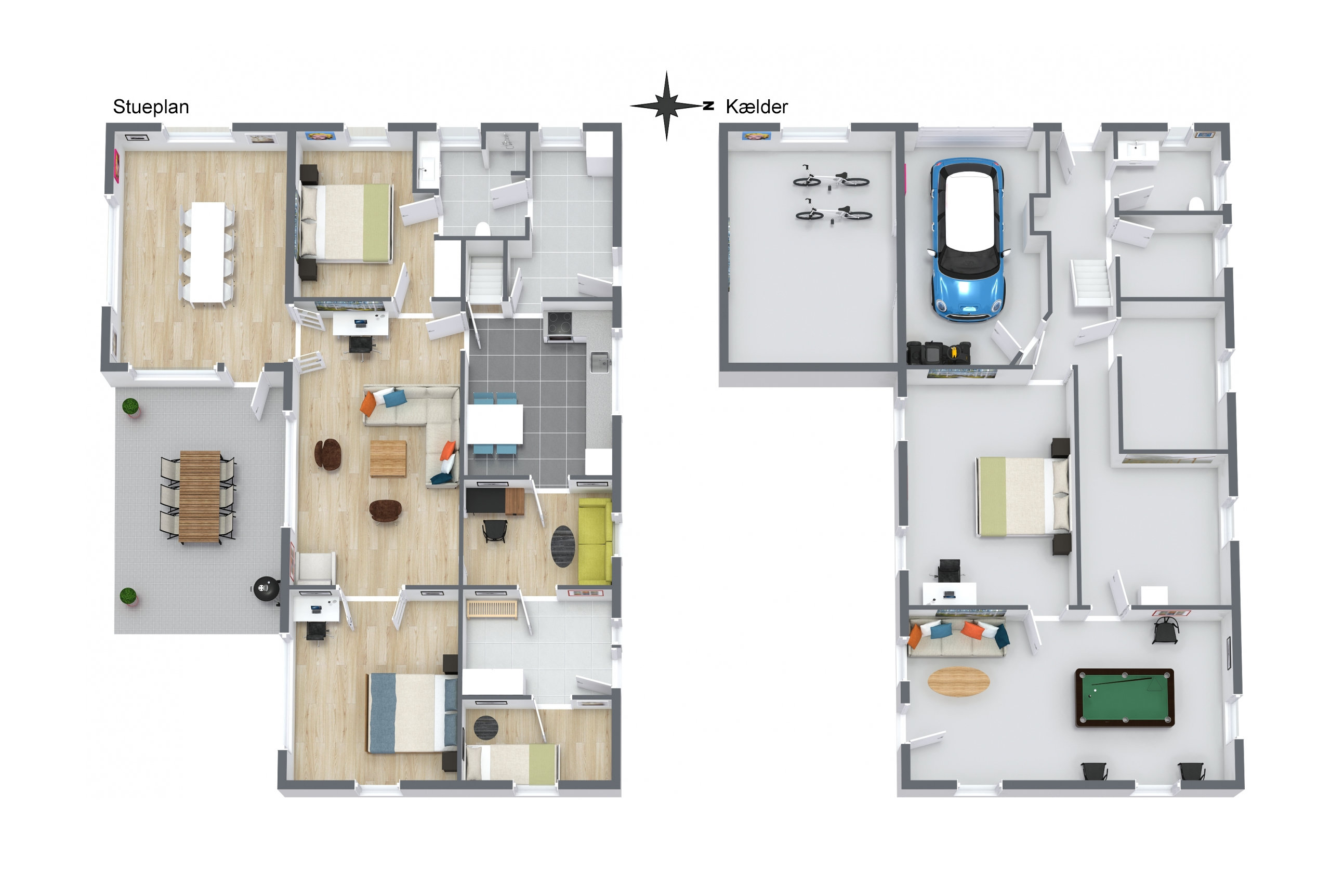 Plantegninger billede af Møllegårdsvej 2, 9750 Østervrå