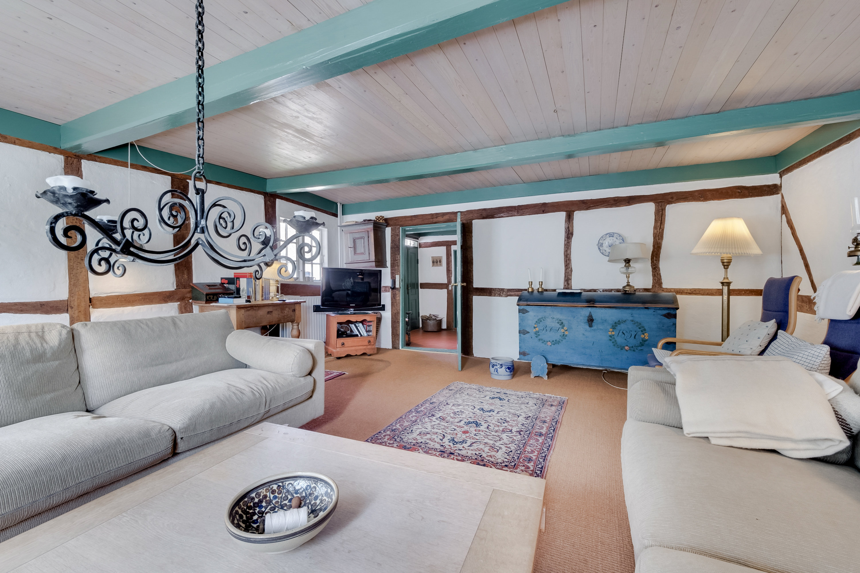 Fremhævet stue billede i fuldskærmstilstand. Billede af Grave Banke 7, Strandby Mk, 5683 Haarby