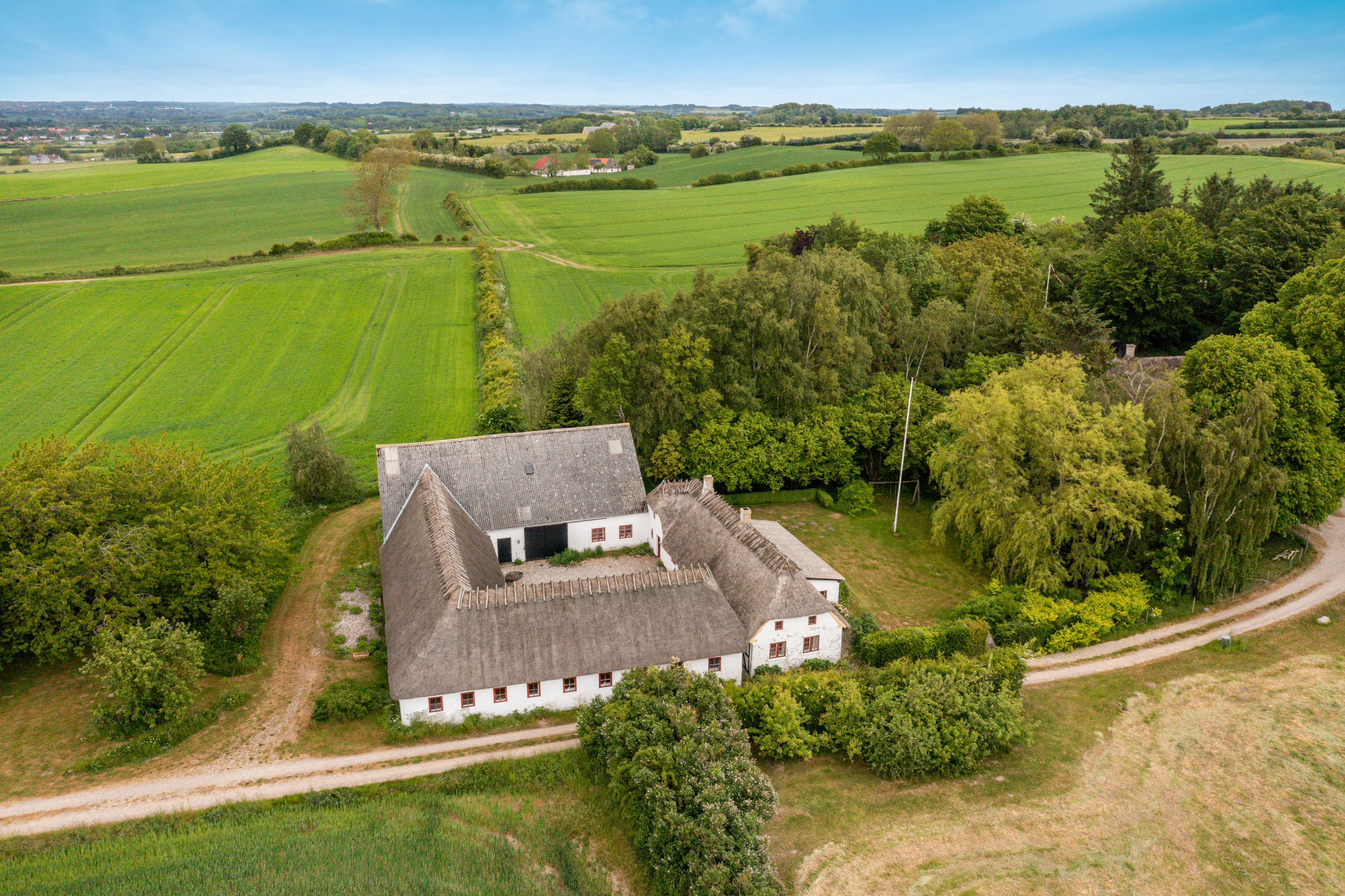 Fremhævet luftfoto billede i fuldskærmstilstand. Billede af Grave Banke 7, Strandby Mk, 5683 Haarby