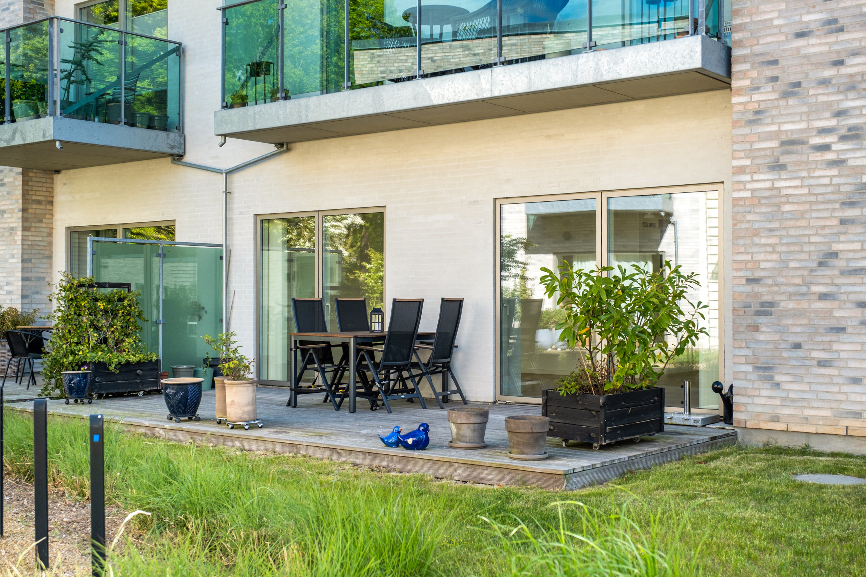 Fremhævet terrasse billede i fuldskærmstilstand. Billede af Ved Klinten 23, st.. tv., 5800 Nyborg