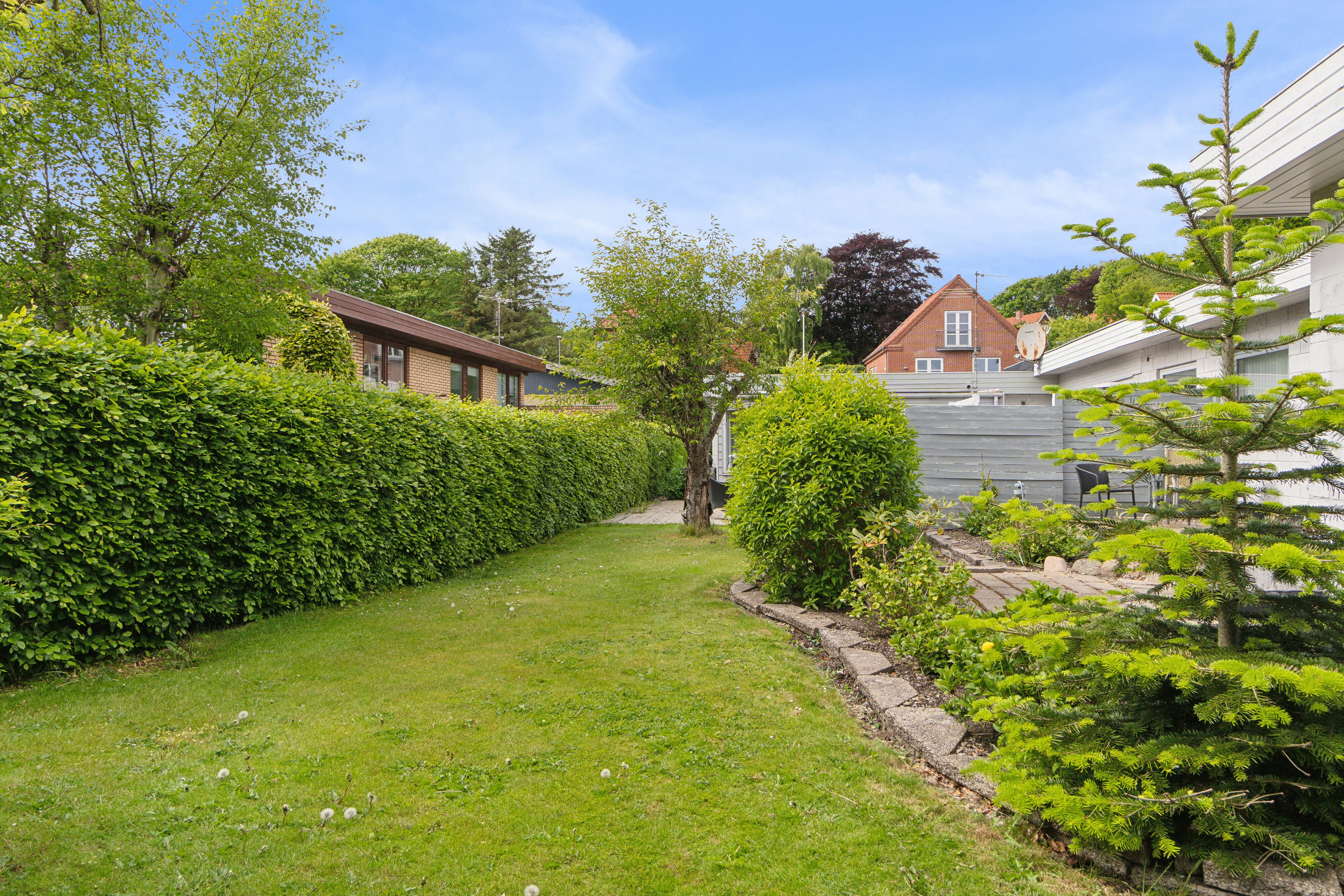 Fremhævet set fra haven billede i fuldskærmstilstand. Billede af Dragsbæk Fjordvej 1B, 7700 Thisted