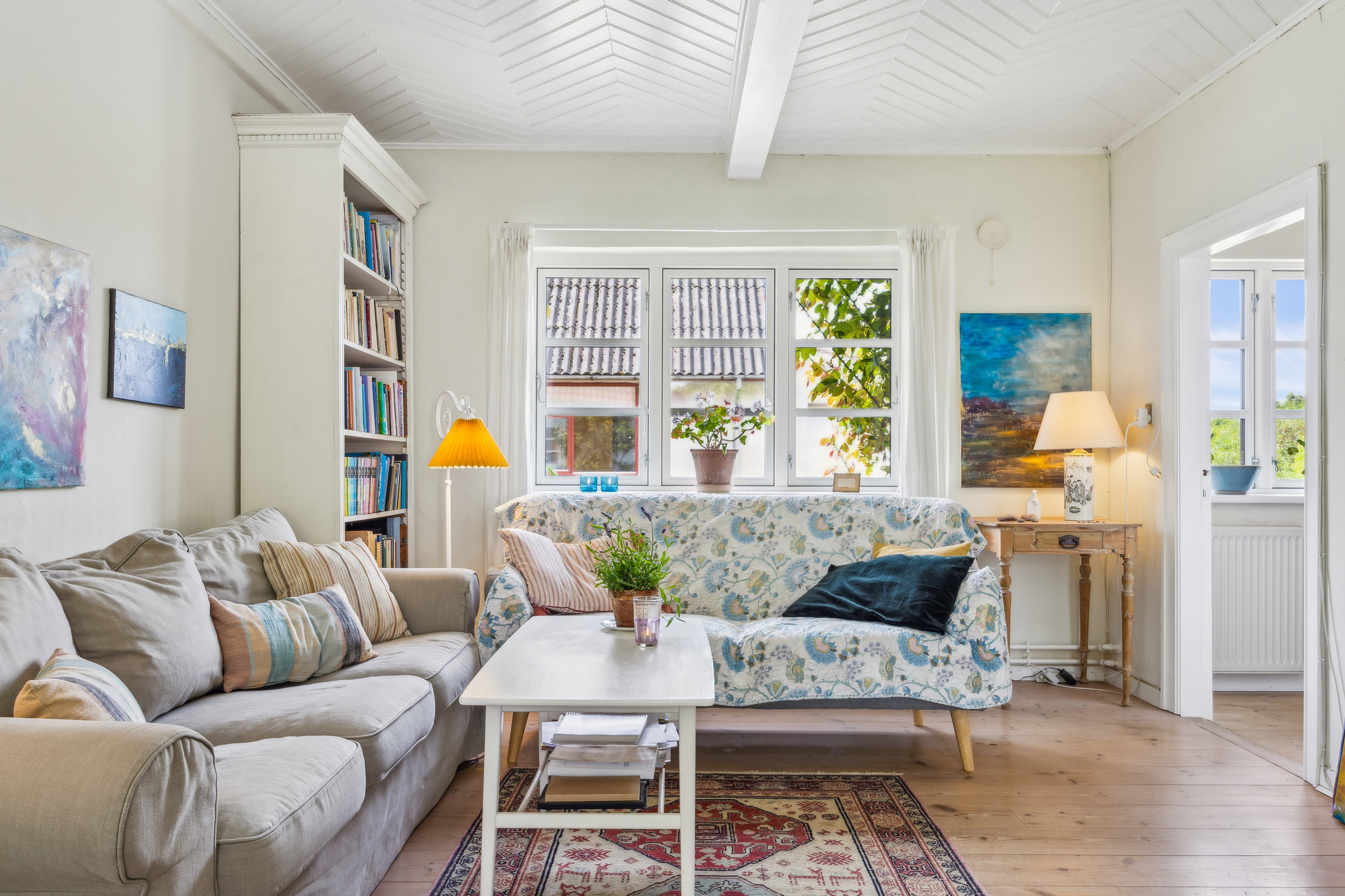 Fremhævet stue billede i fuldskærmstilstand. Billede af Sønderødvej 29, Tågerup, 4291 Ruds Vedby