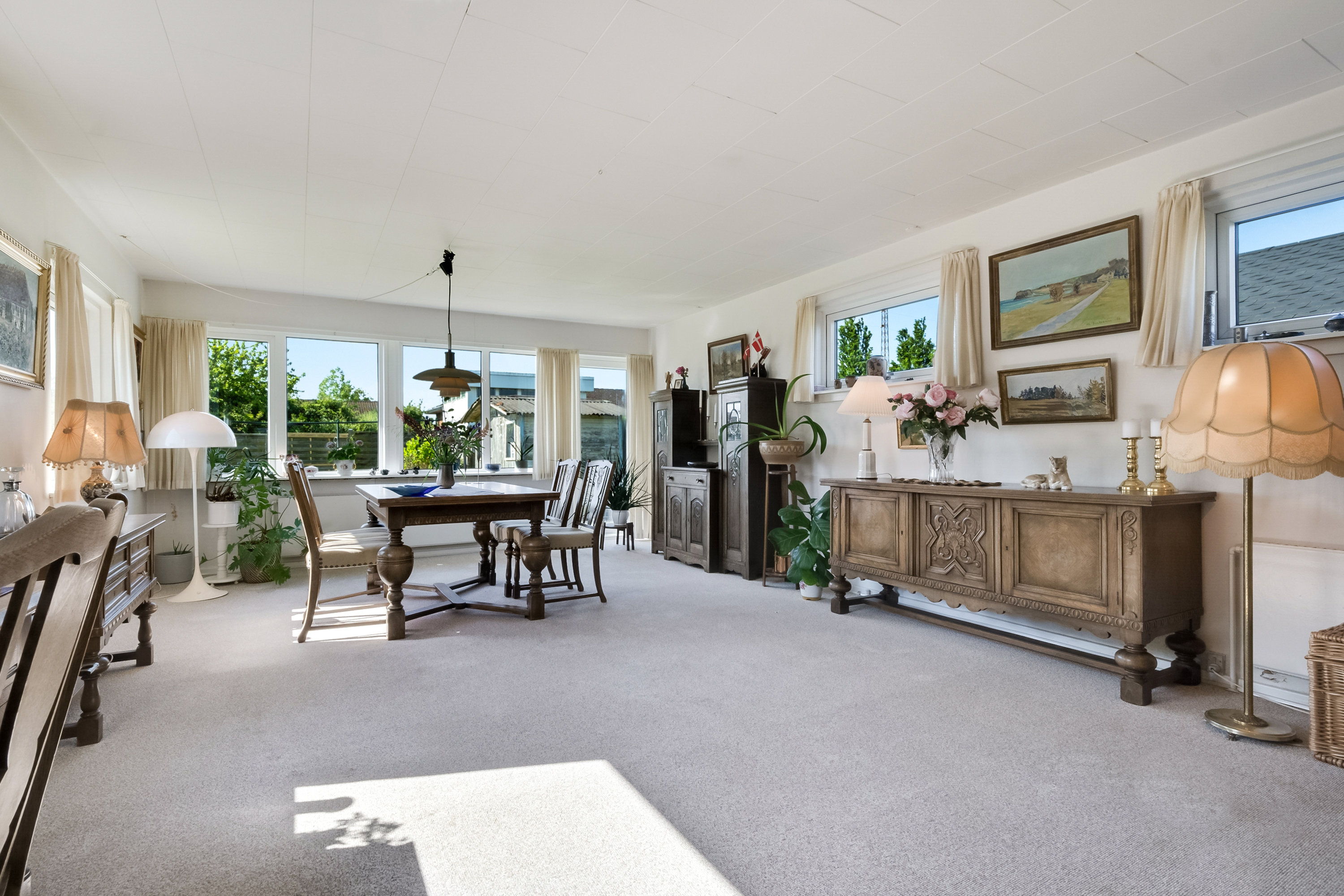 Fremhævet stue billede i fuldskærmstilstand. Billede af Præstegyden 11, 5300 Kerteminde