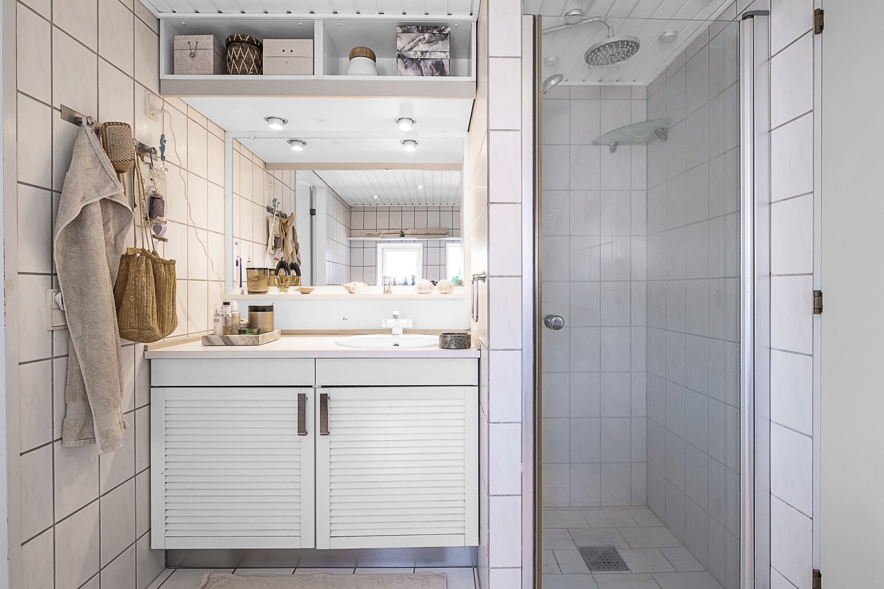 Fremhævet badeværelse billede i fuldskærmstilstand. Billede af Strandvangsvej 116, 8250 Egå