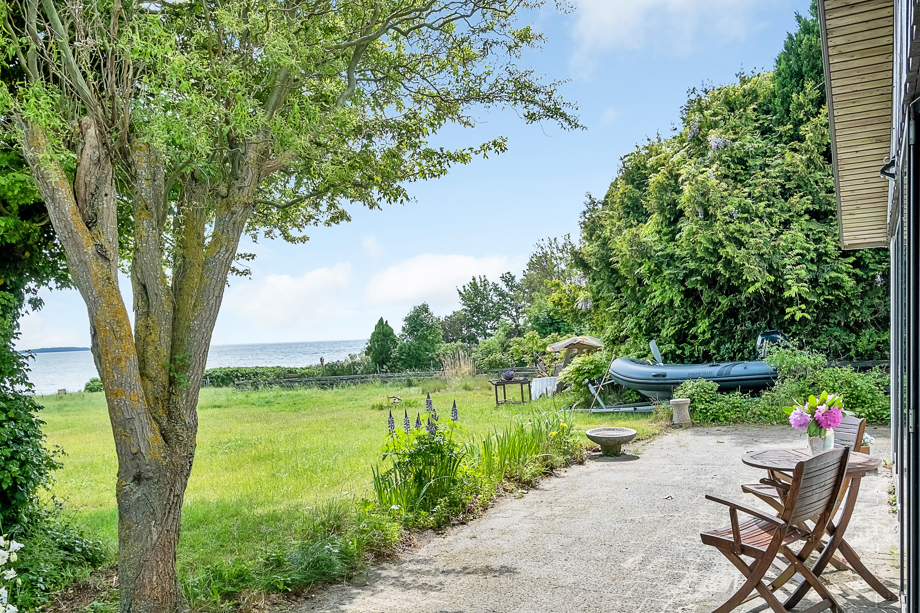 Fremhævet terrasse billede i fuldskærmstilstand. Billede af Strandvangsvej 116, 8250 Egå