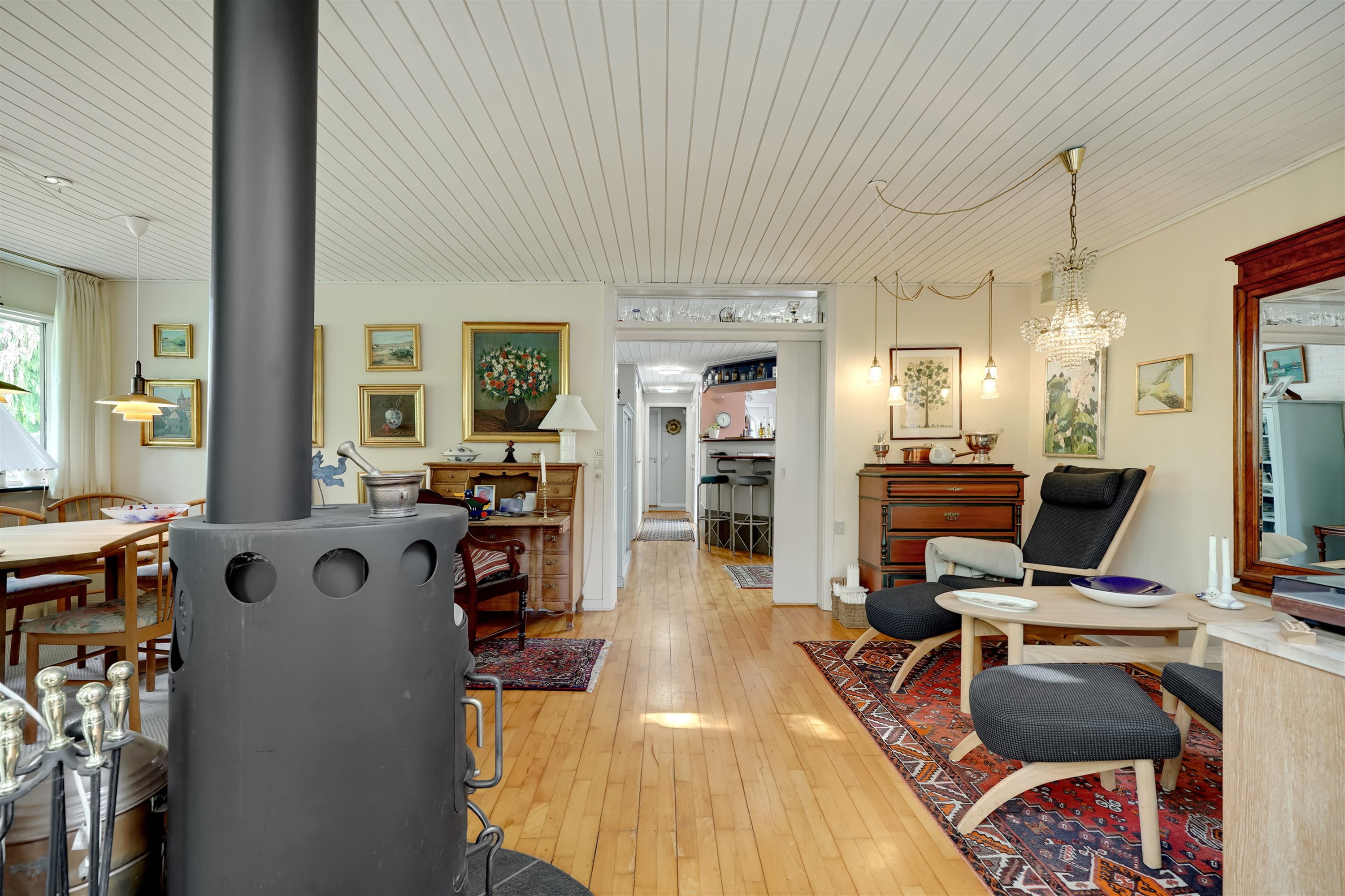 Fremhævet stue billede i fuldskærmstilstand. Billede af Bogfinkevej 25, 7190 Billund