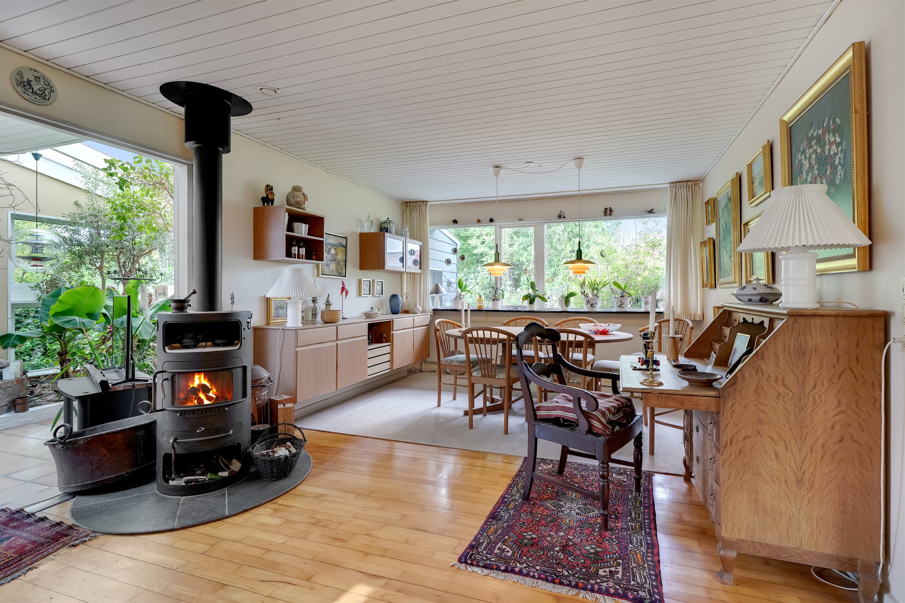 Fremhævet stue billede i fuldskærmstilstand. Billede af Bogfinkevej 25, 7190 Billund