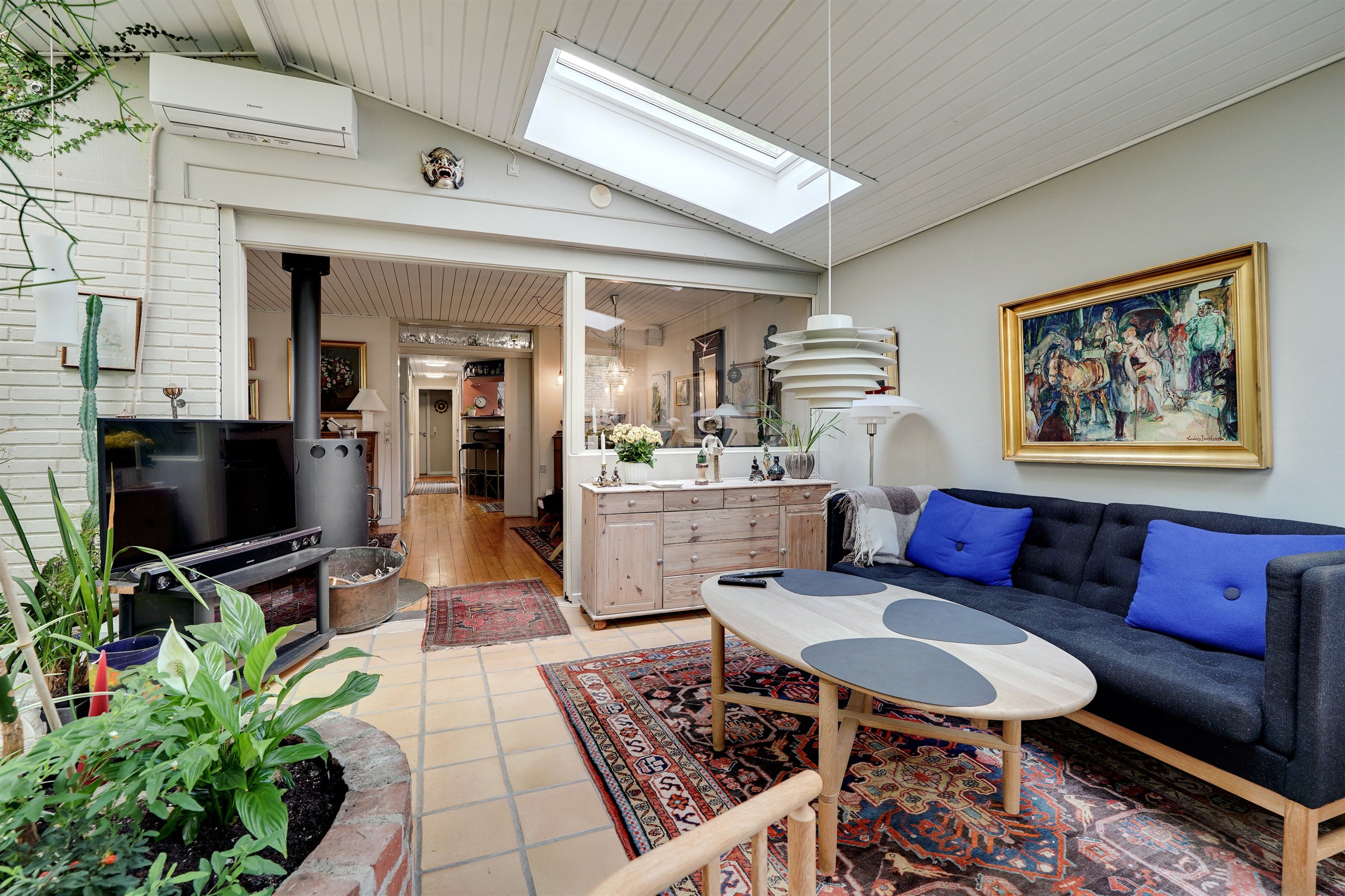 Fremhævet stue billede i fuldskærmstilstand. Billede af Bogfinkevej 25, 7190 Billund