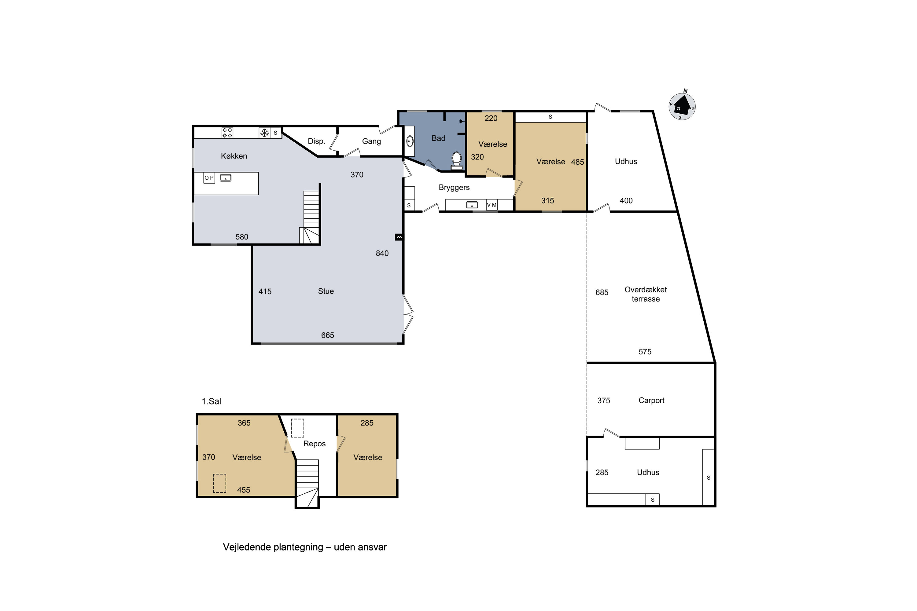 Plantegninger billede af Smøgen 10, Sørbymagle, 4200 Slagelse