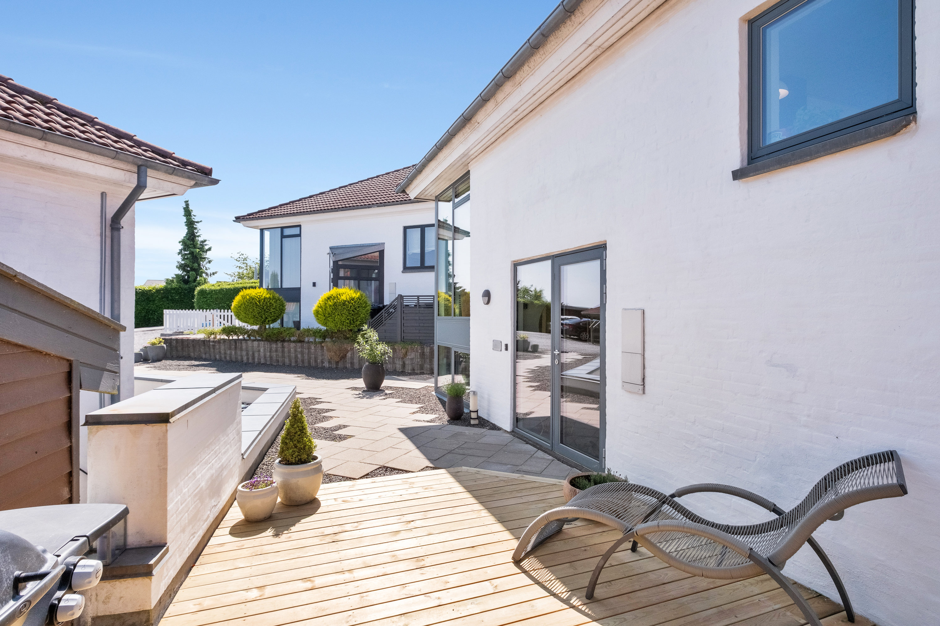 Fremhævet terrasse billede i fuldskærmstilstand. Billede af Solvænget 1B, Løgten, 8541 Skødstrup