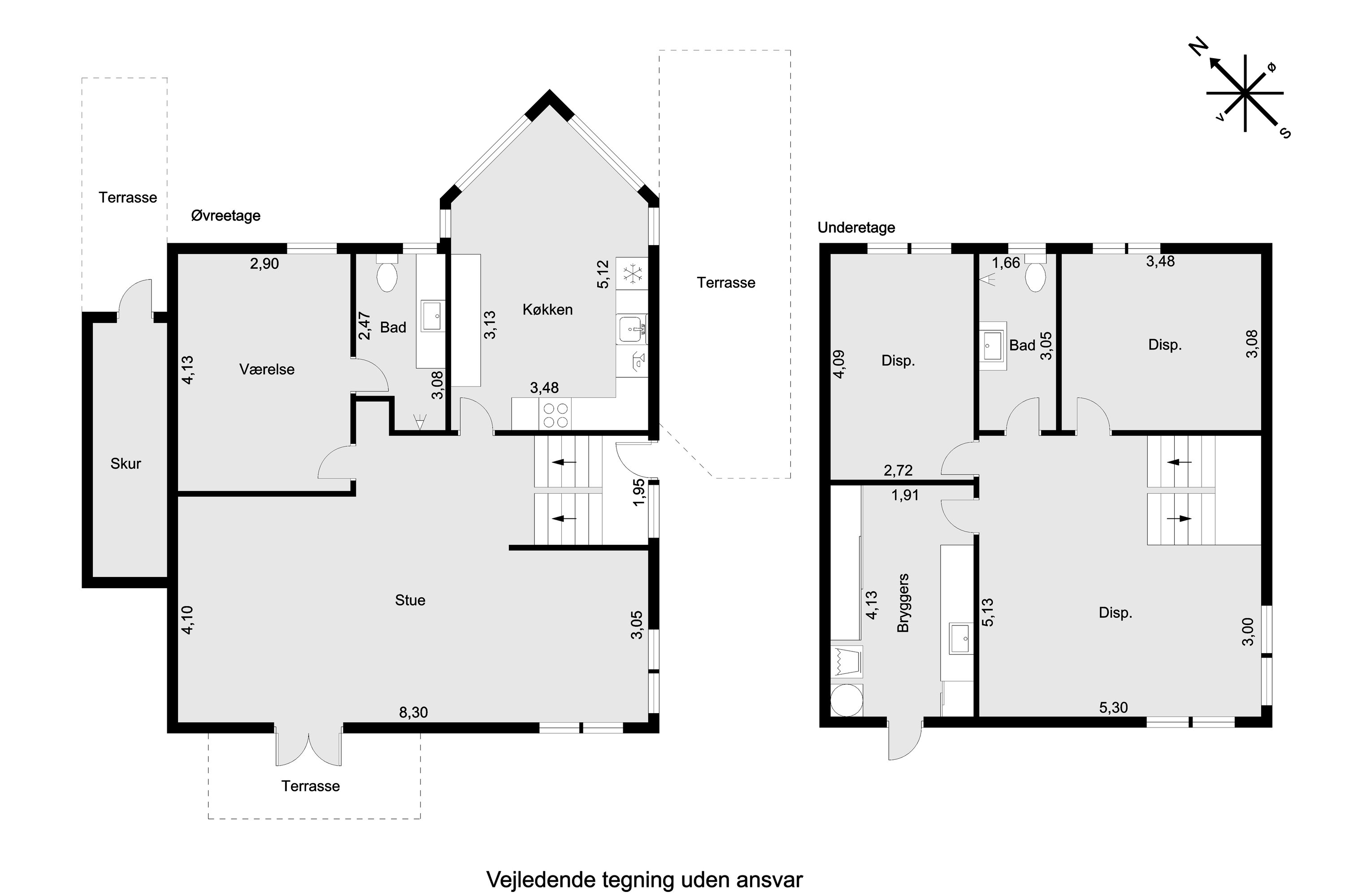 Plantegninger billede af Solvænget 1B, Løgten, 8541 Skødstrup