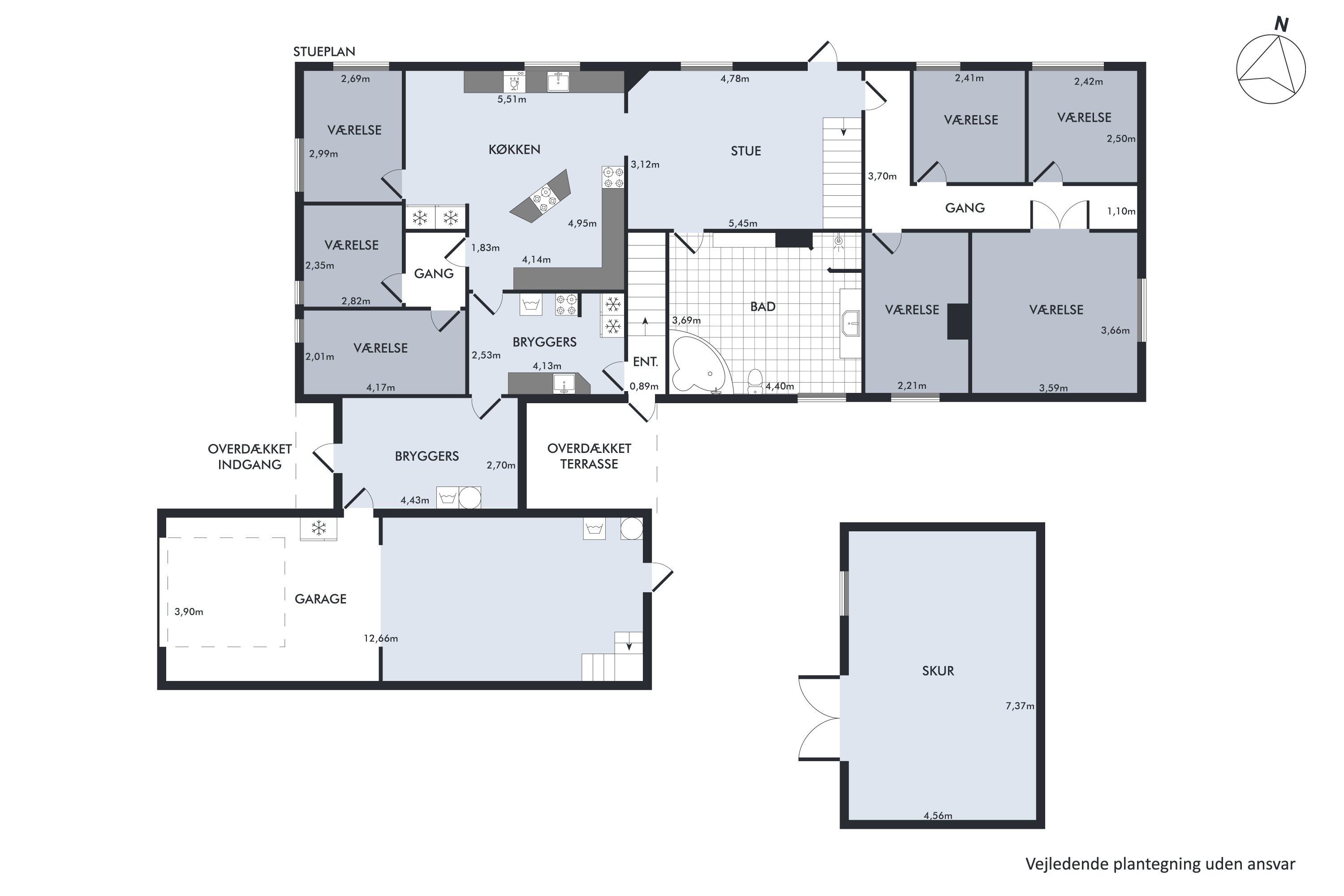 Plantegninger billede af Dræbyvej 2, 5330 Munkebo