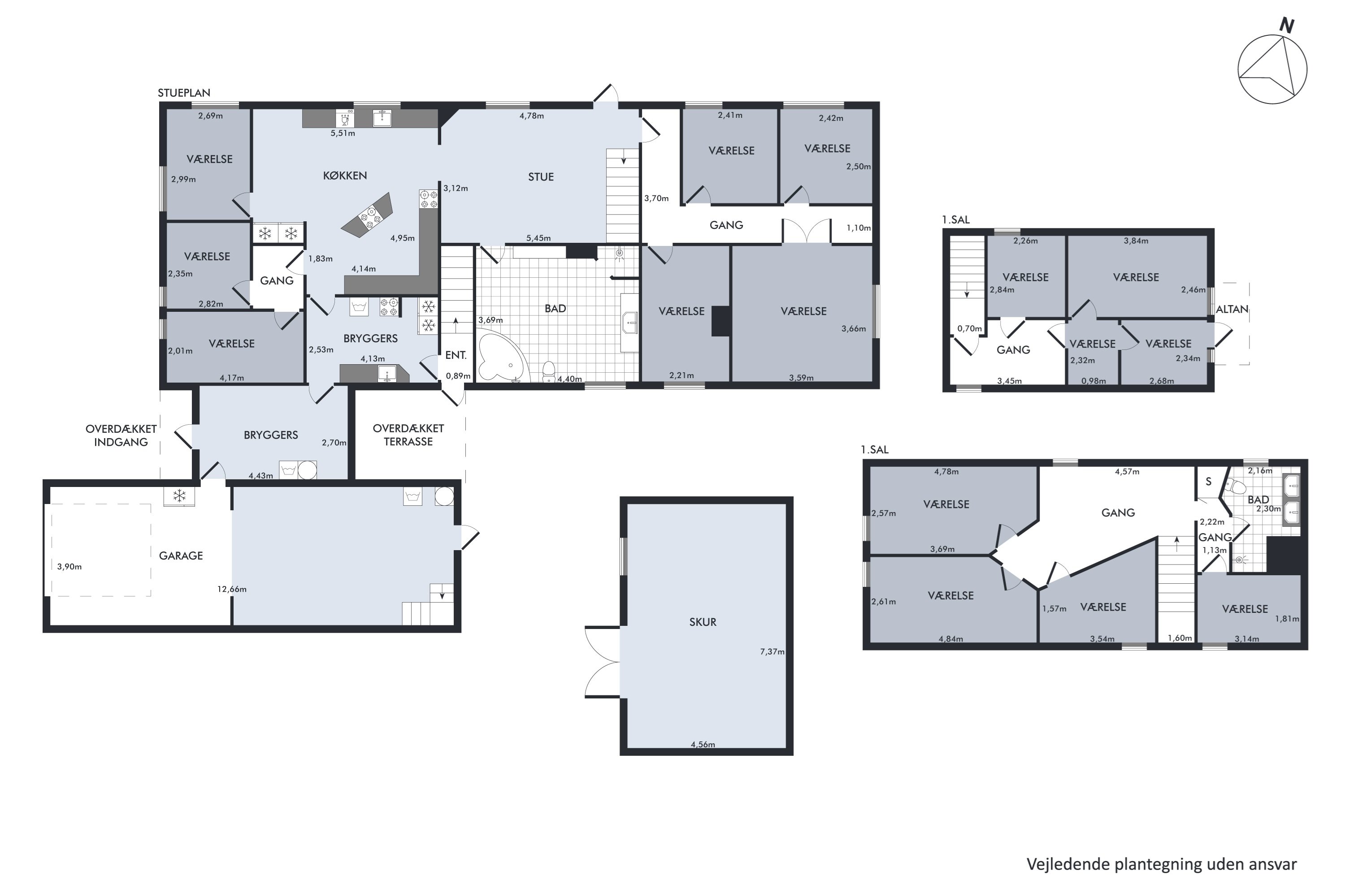 Plantegninger billede af Dræbyvej 2, 5330 Munkebo