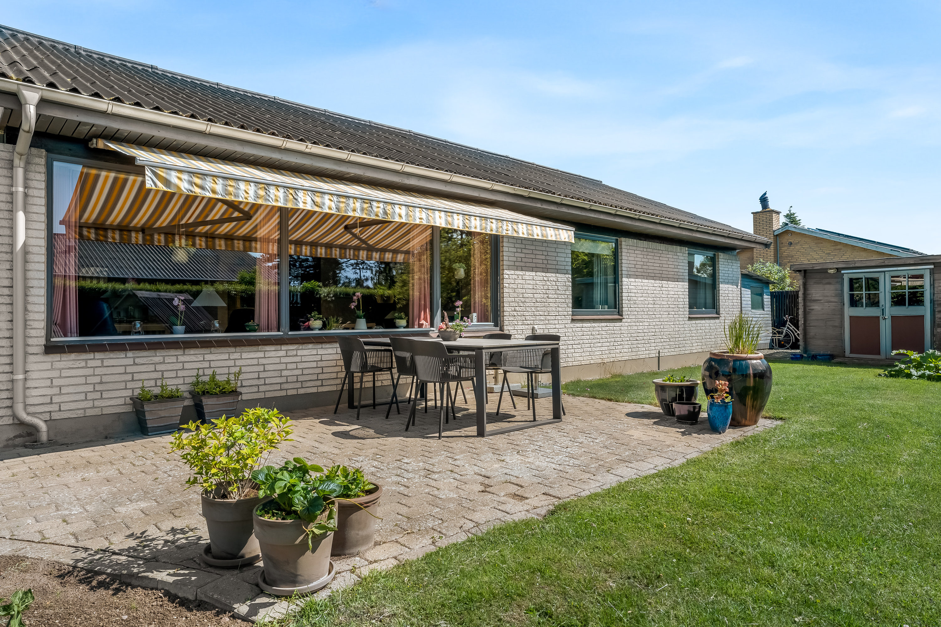 Fremhævet terrasse billede i fuldskærmstilstand. Billede af Nymarksvej 32, 4900 Nakskov