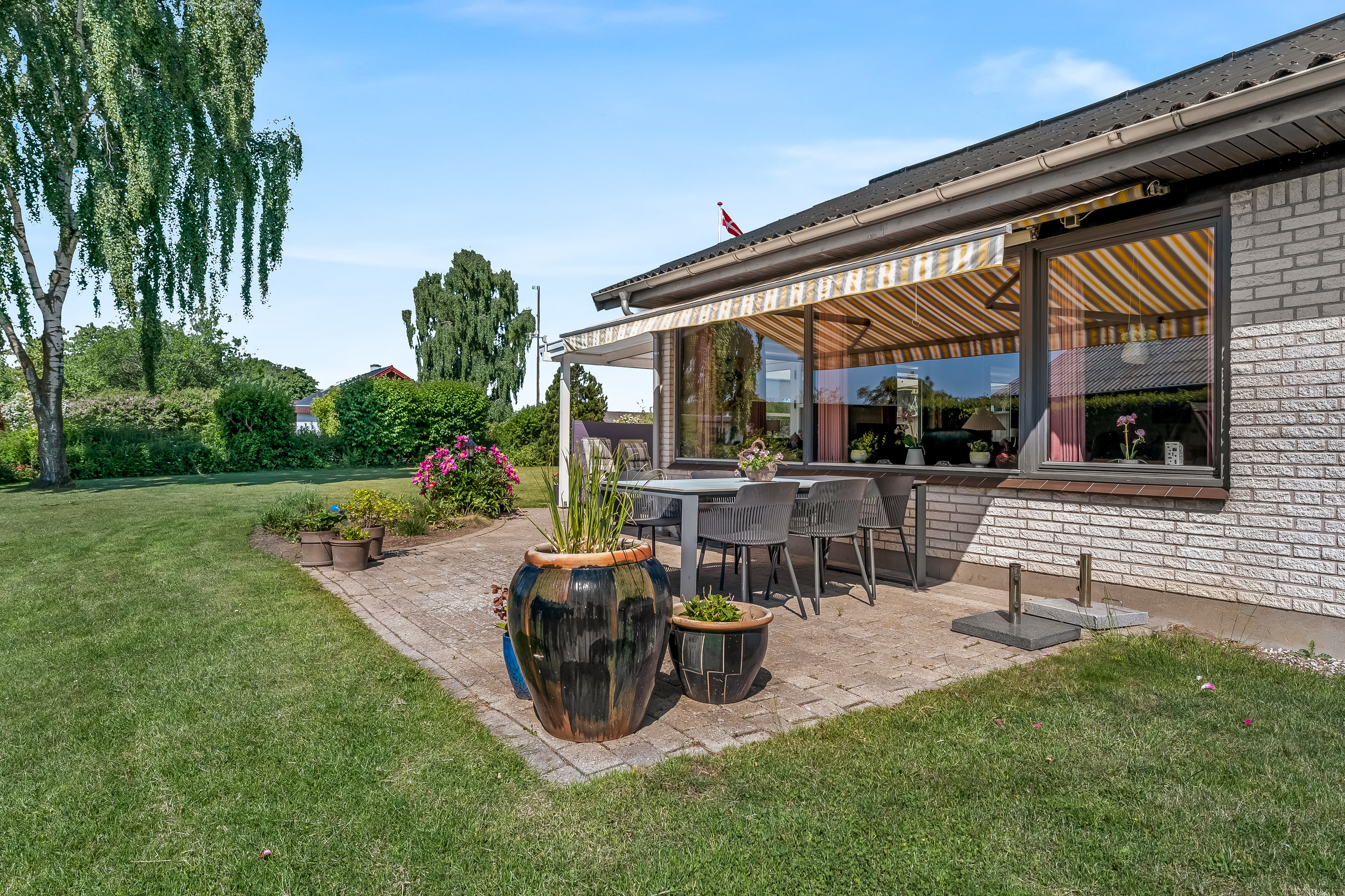 Fremhævet terrasse billede i fuldskærmstilstand. Billede af Nymarksvej 32, 4900 Nakskov