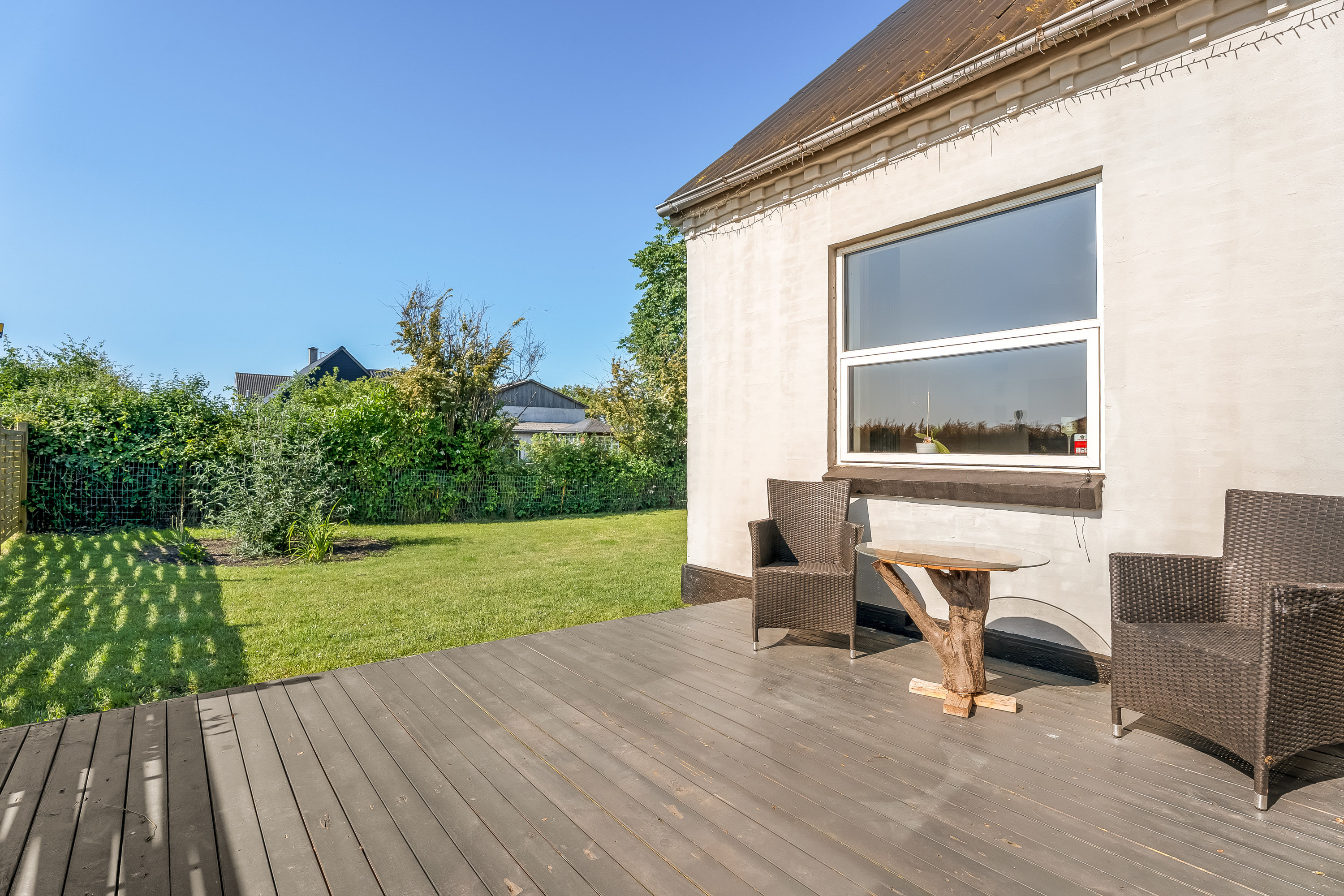 Fremhævet terrasse billede i fuldskærmstilstand. Billede af Nakskovvej 182, V Karleby, 4900 Nakskov