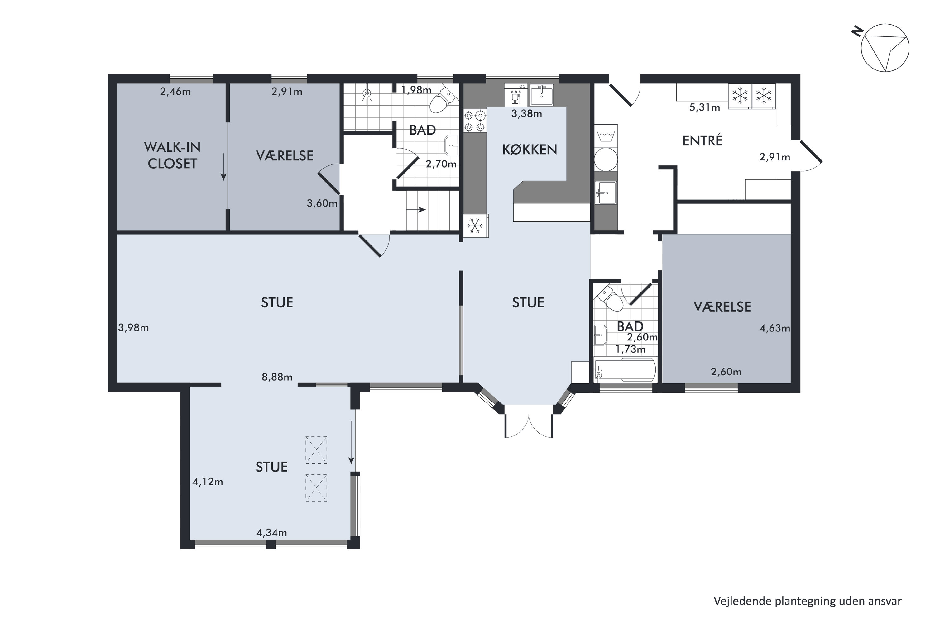 Plantegninger billede af Rugvænget 19, Skallebølle, 5492 Vissenbjerg