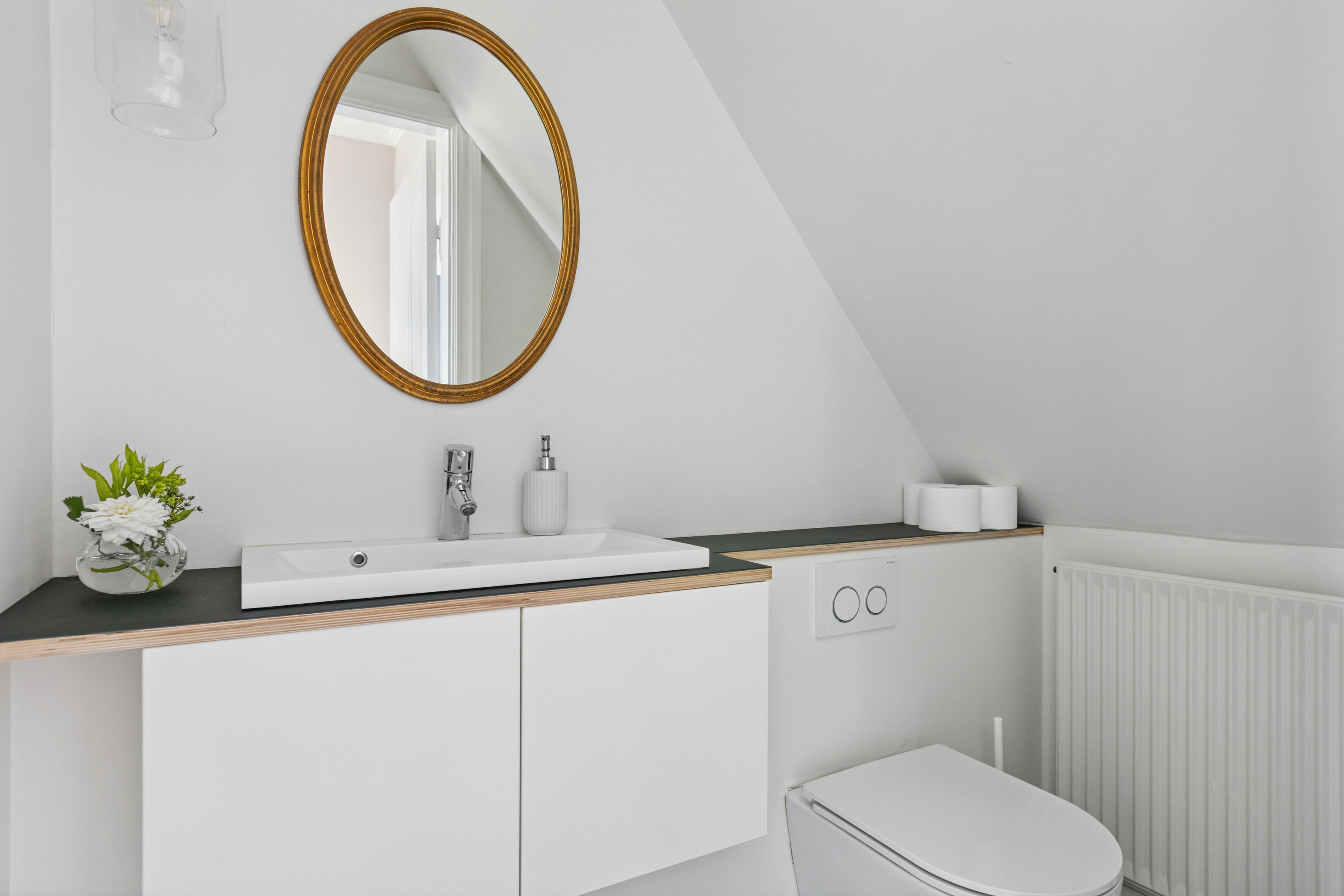 Fremhævet badeværelse billede i fuldskærmstilstand. Billede af Agedrupvej 9, Agedrup, 5320 Agedrup