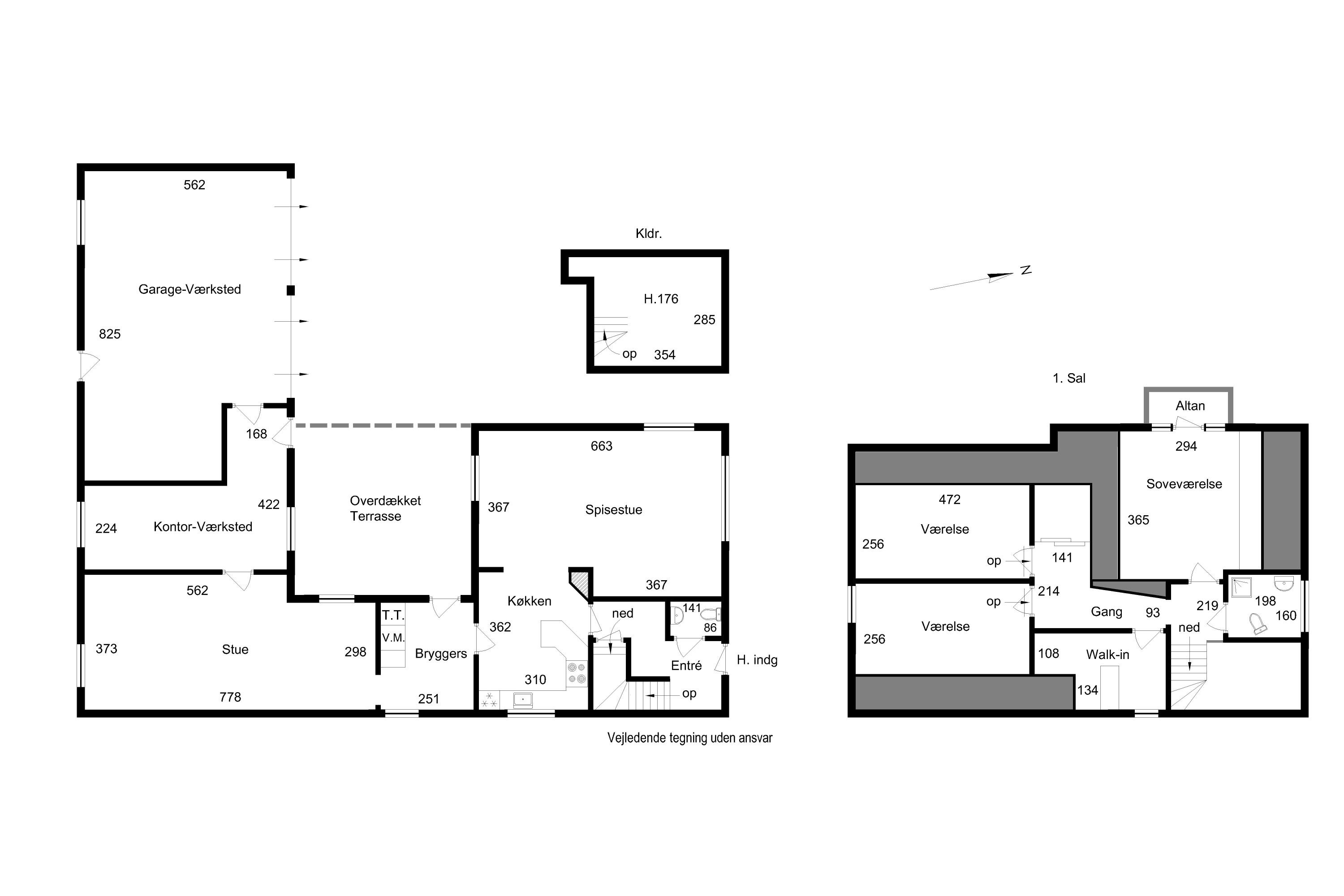 Plantegninger billede af Mosevej 19, Kassemose, 5400 Bogense