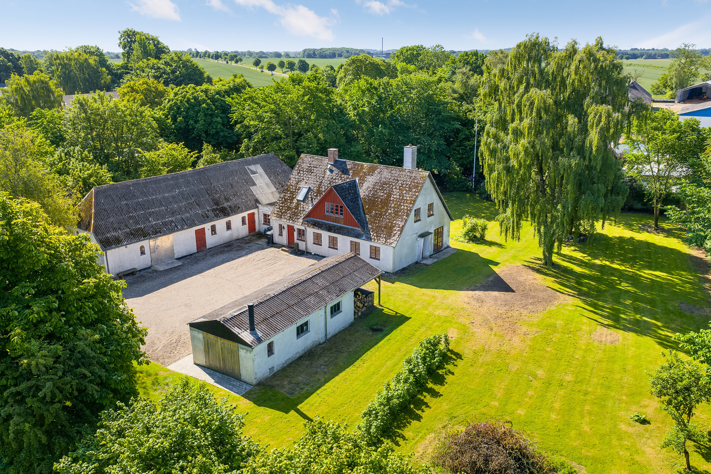 Villa: Udendørs på Radbyvej 7, Allested, 5672 Broby