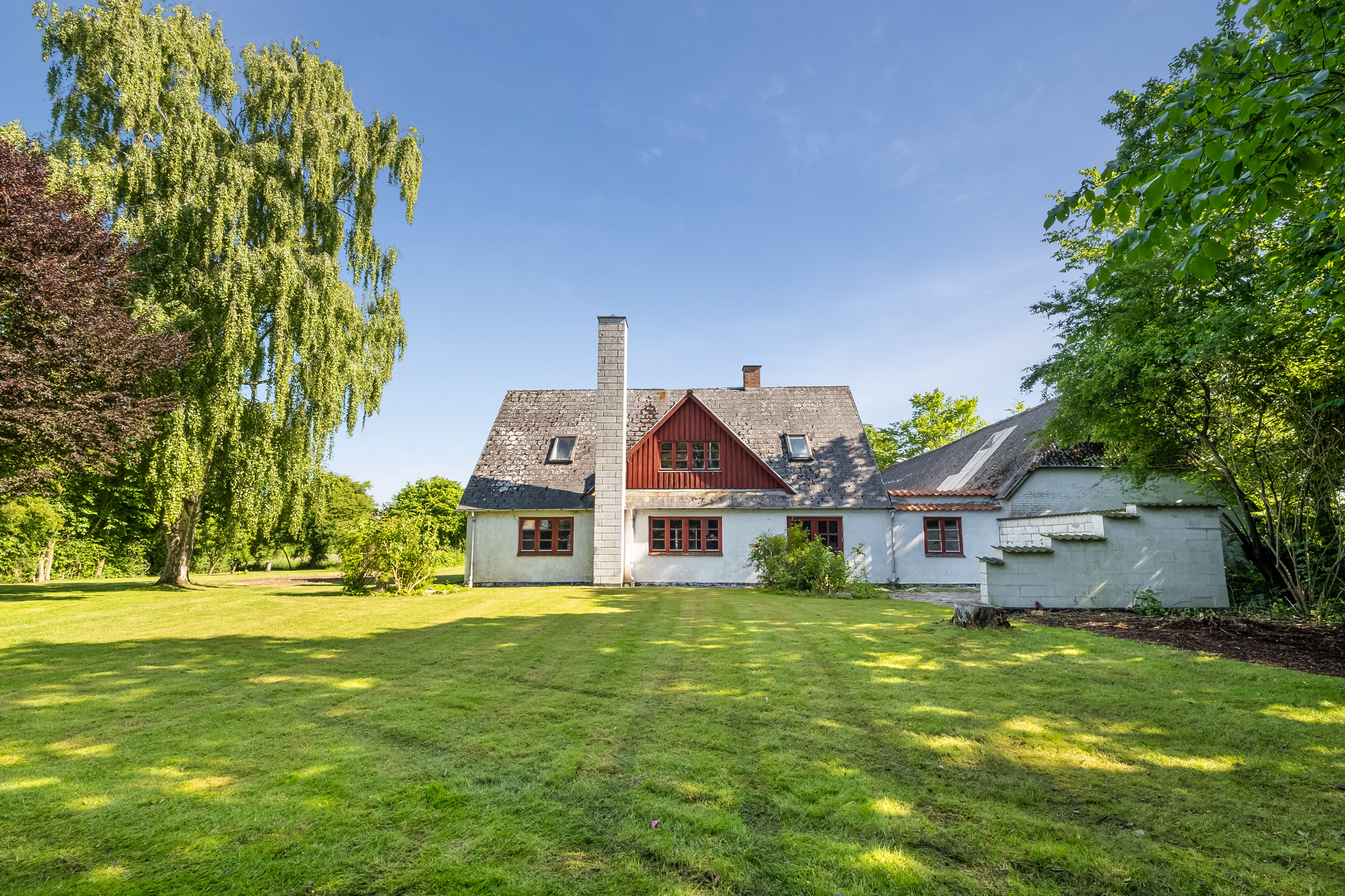 Fremhævet udendørs billede i fuldskærmstilstand. Billede af Radbyvej 7, Allested, 5672 Broby