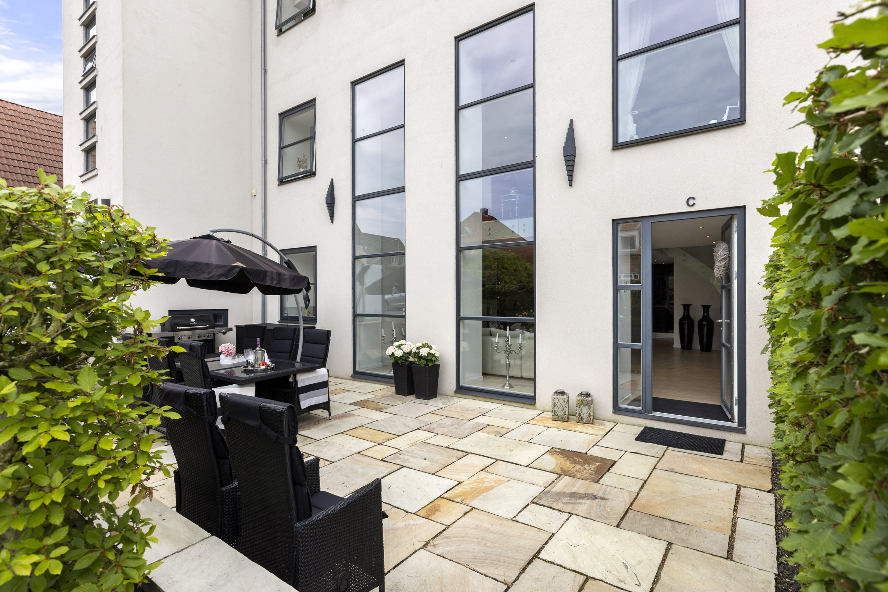 Fremhævet terrasse billede i fuldskærmstilstand. Billede af Oehlenschlægersgade 15C, 4200 Slagelse