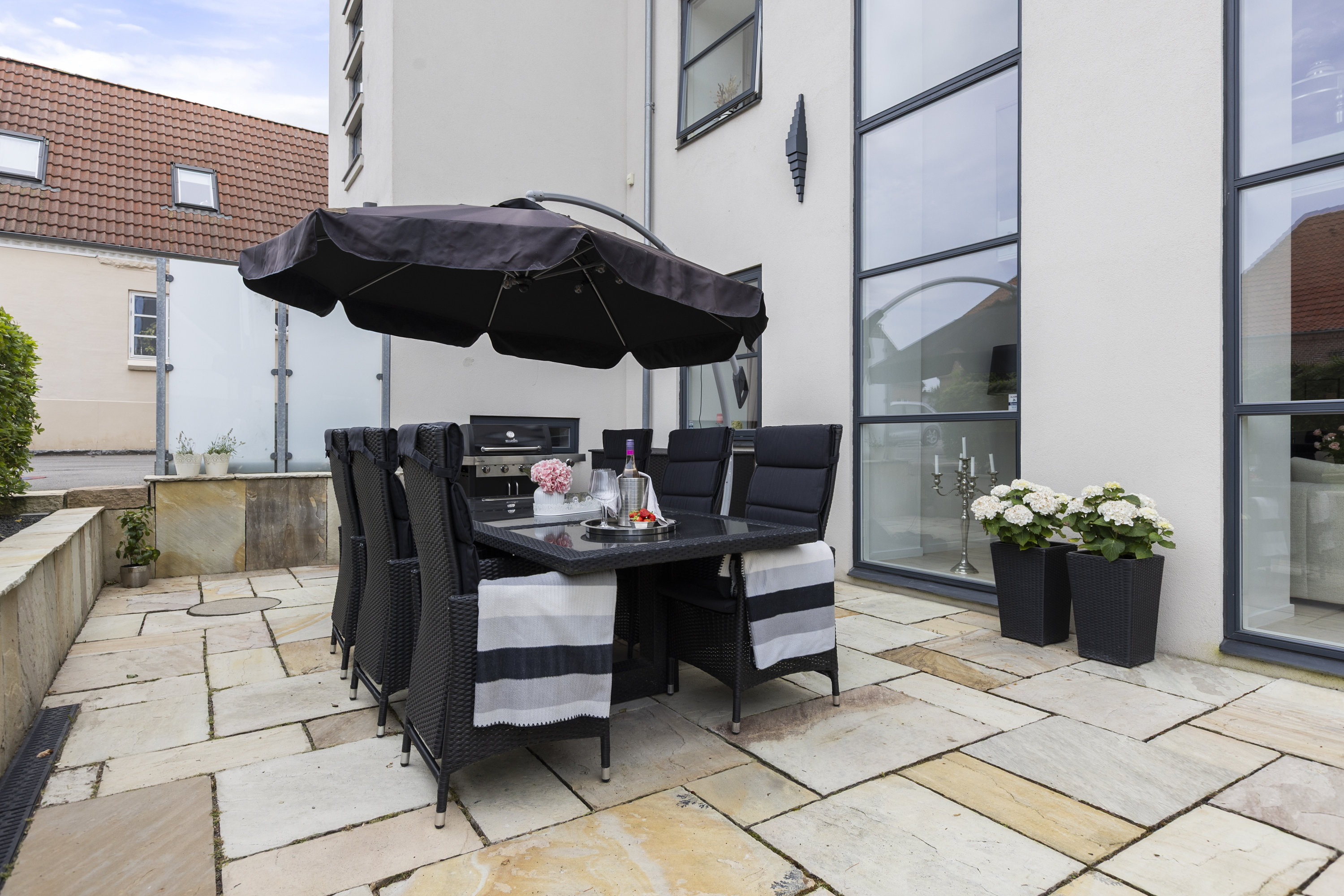 Fremhævet terrasse billede i fuldskærmstilstand. Billede af Oehlenschlægersgade 15C, 4200 Slagelse