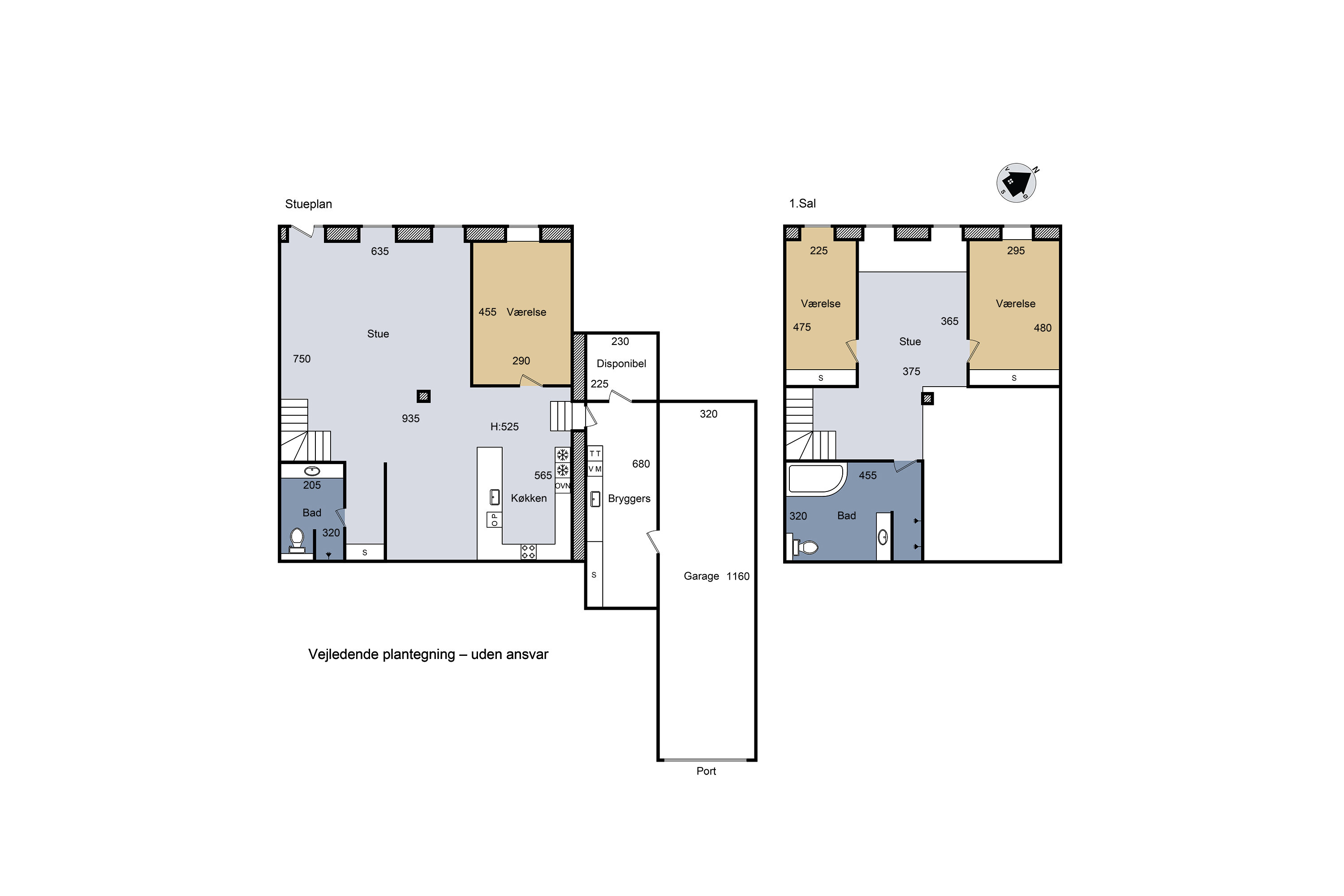 Plantegninger billede af Oehlenschlægersgade 15C, 4200 Slagelse