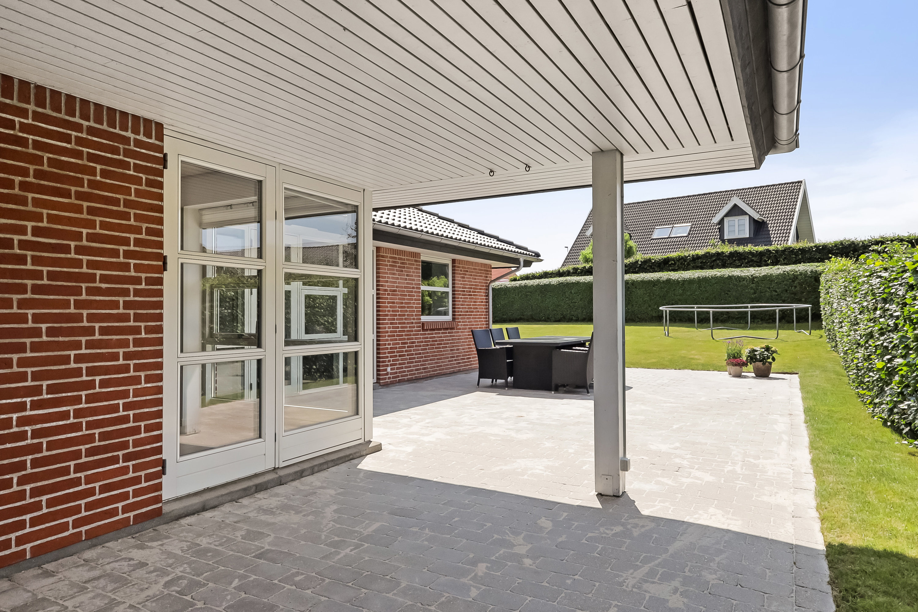 Fremhævet terrasse billede i fuldskærmstilstand. Billede af Sømarken 151, Ollerup, 5762 Vester Skerninge