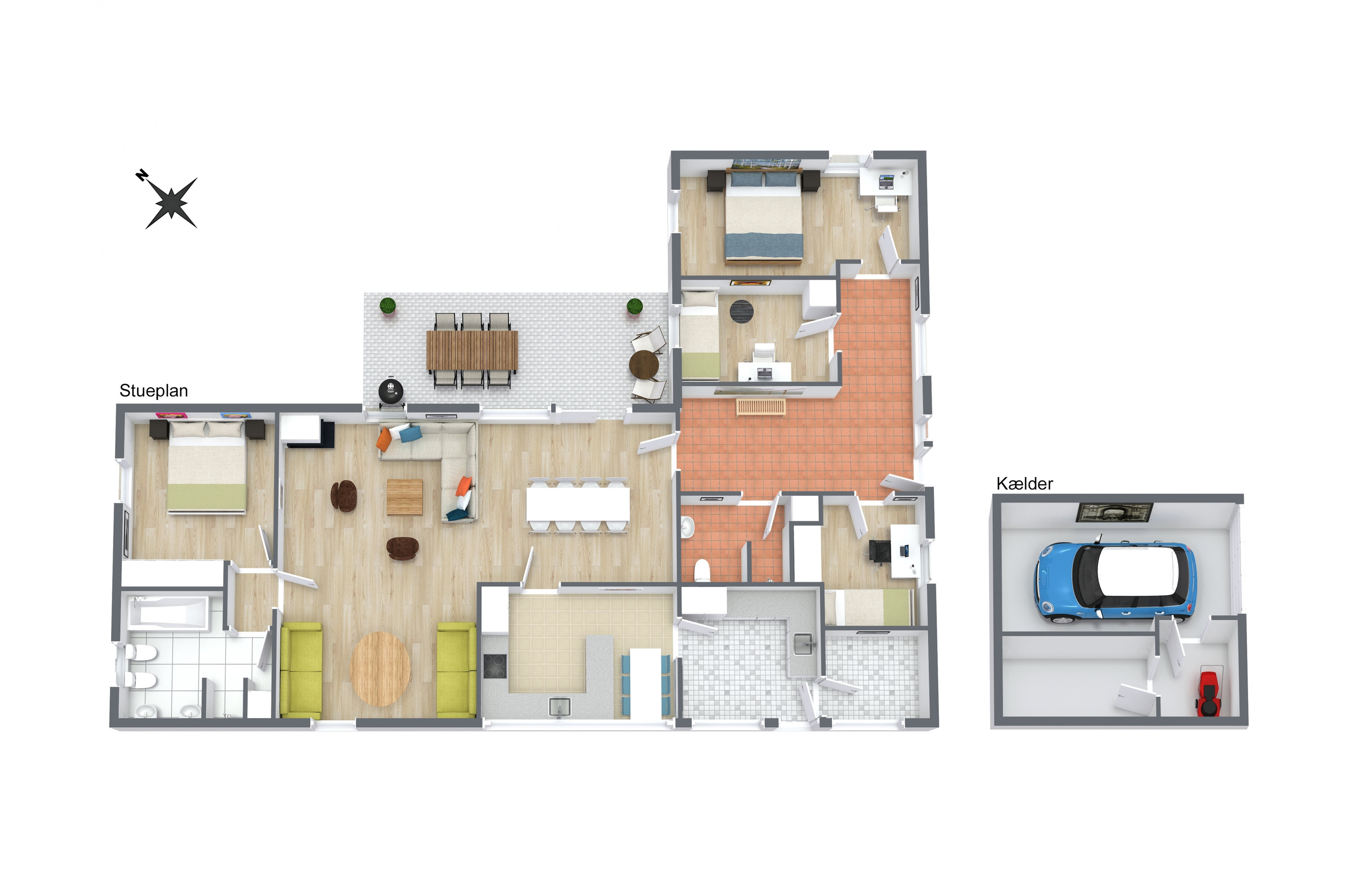 Plantegninger billede af Syrenvej 16, 9830 Tårs