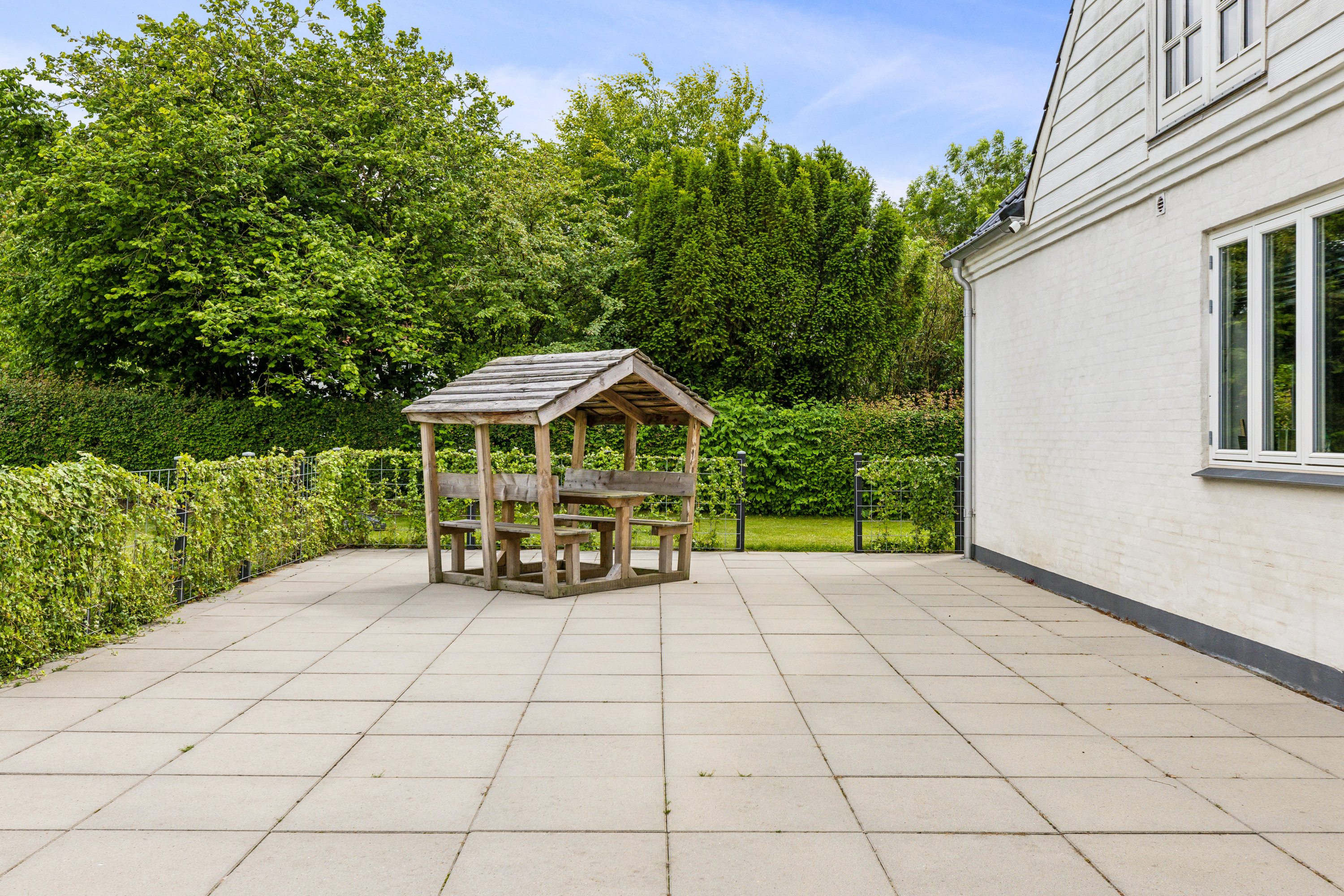 Fremhævet terrasse billede i fuldskærmstilstand. Billede af Søndertoft 19, Kværs, 6300 Gråsten