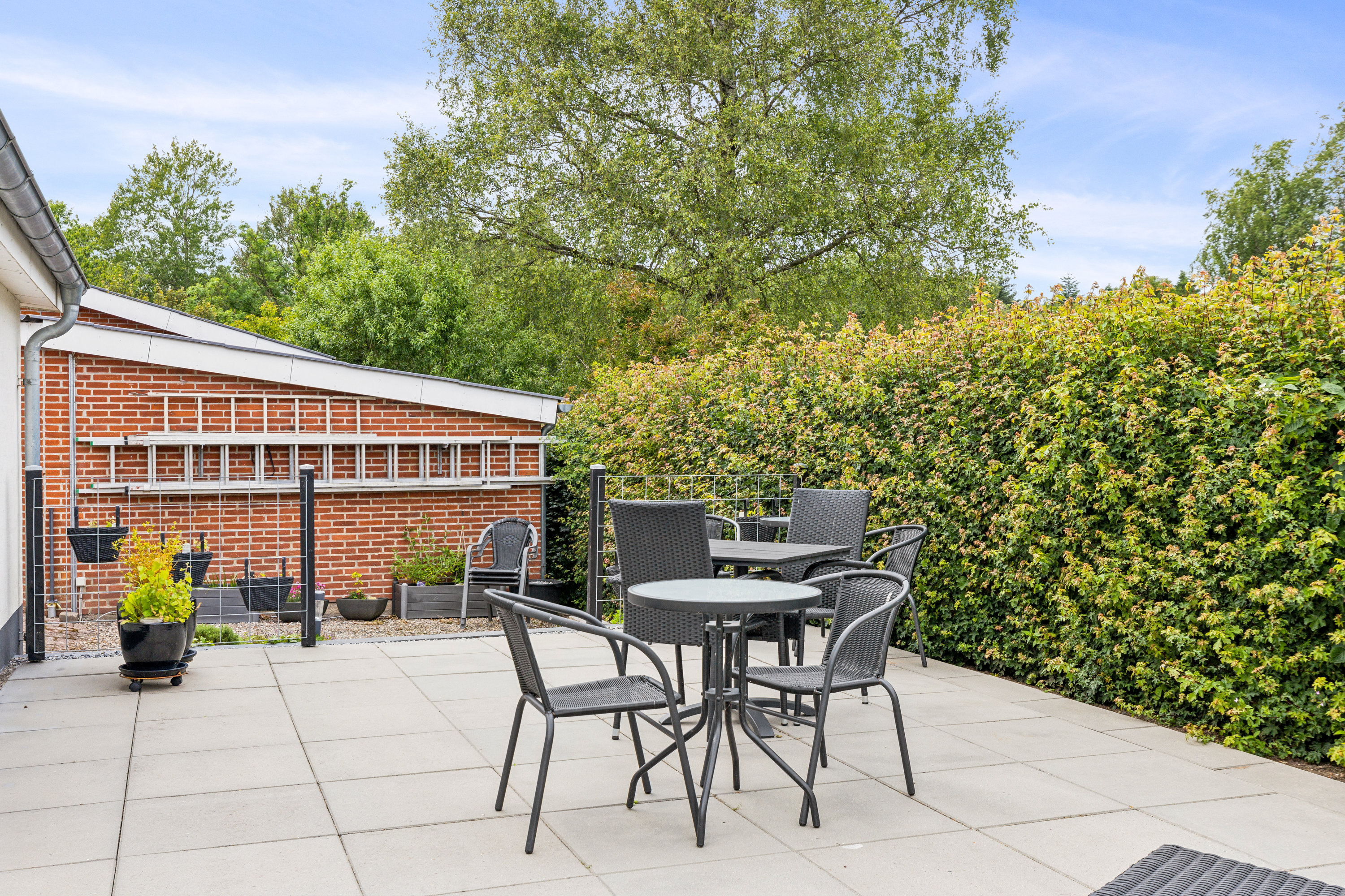 Fremhævet terrasse billede i fuldskærmstilstand. Billede af Søndertoft 19, Kværs, 6300 Gråsten