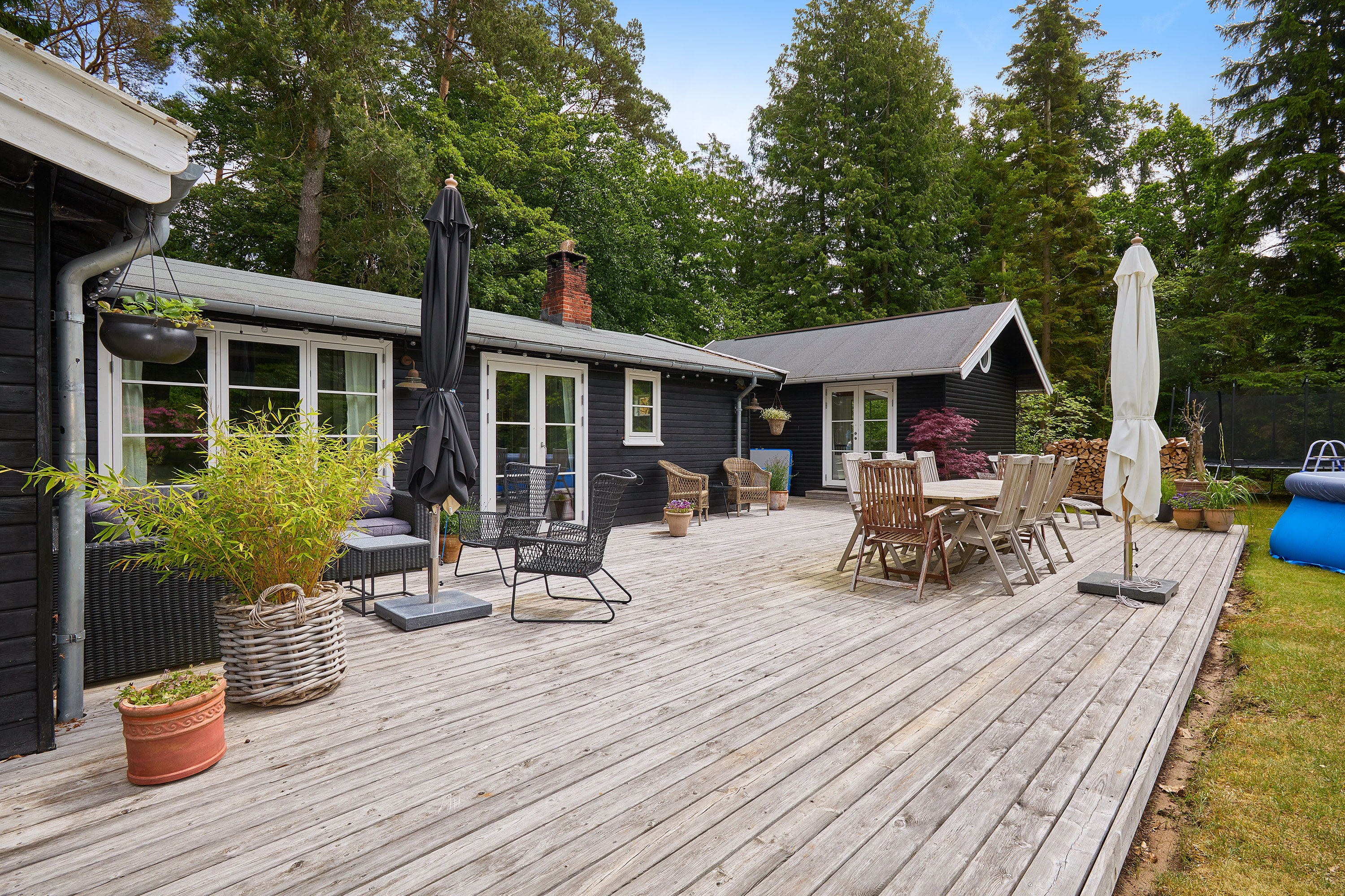 Fremhævet terrasse billede i fuldskærmstilstand. Billede af Tvede Linds Vej 7, Tibirke Sand, 3300 Frederiksværk