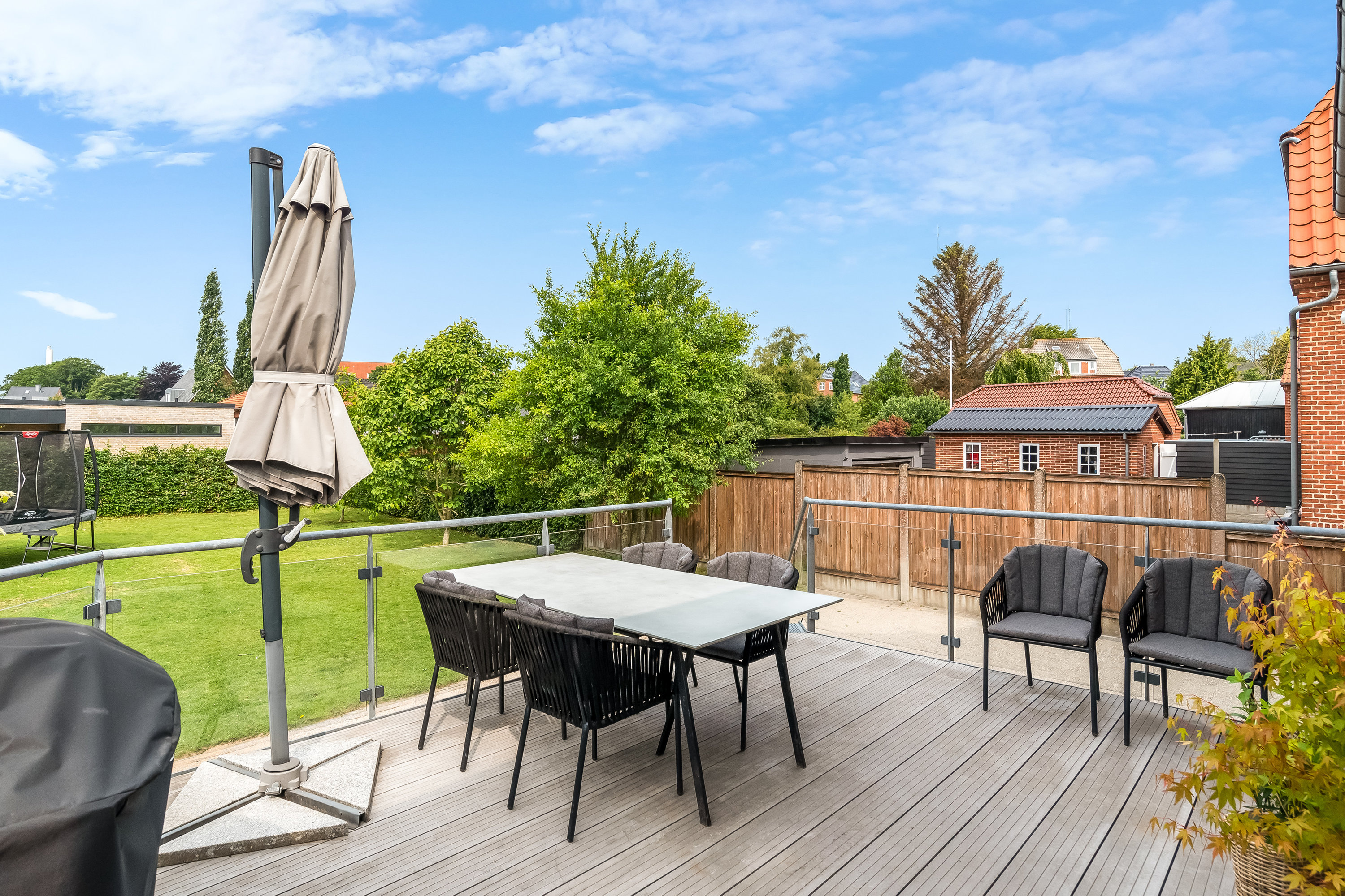 Fremhævet terrasse billede i fuldskærmstilstand. Billede af Åglimt 12, 7500 Holstebro
