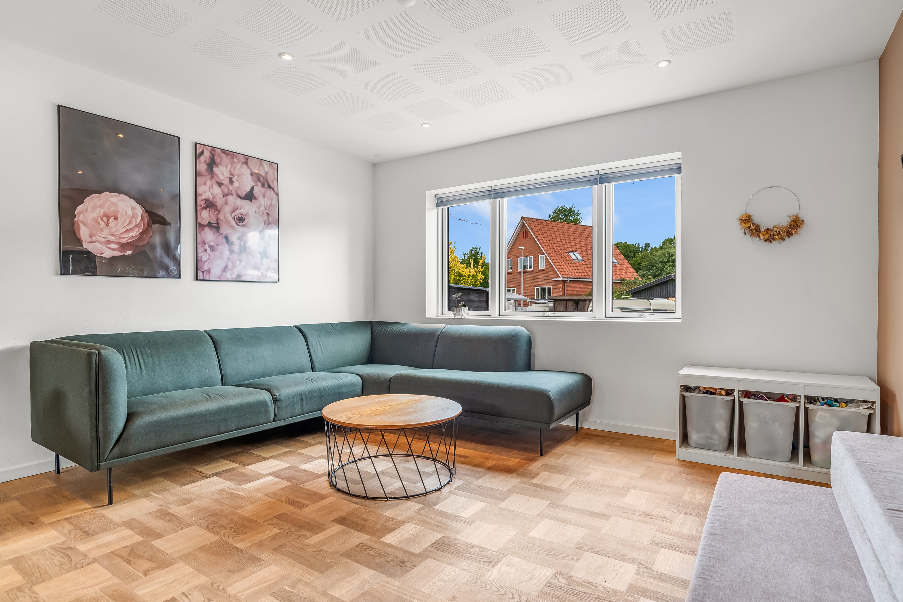 Fremhævet stue billede i fuldskærmstilstand. Billede af Mysundevej 39, 7500 Holstebro