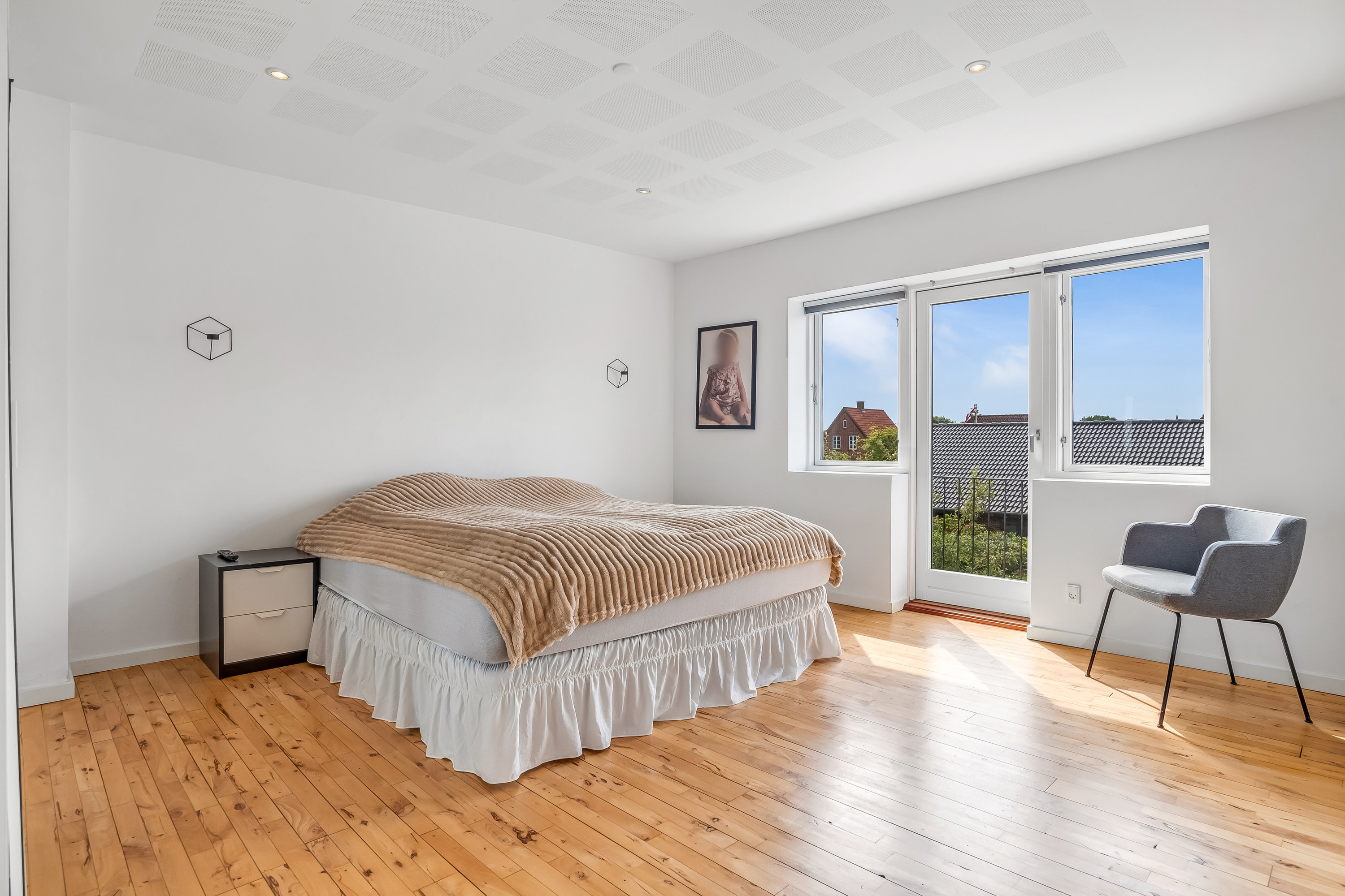Fremhævet soveværelse billede i fuldskærmstilstand. Billede af Mysundevej 39, 7500 Holstebro