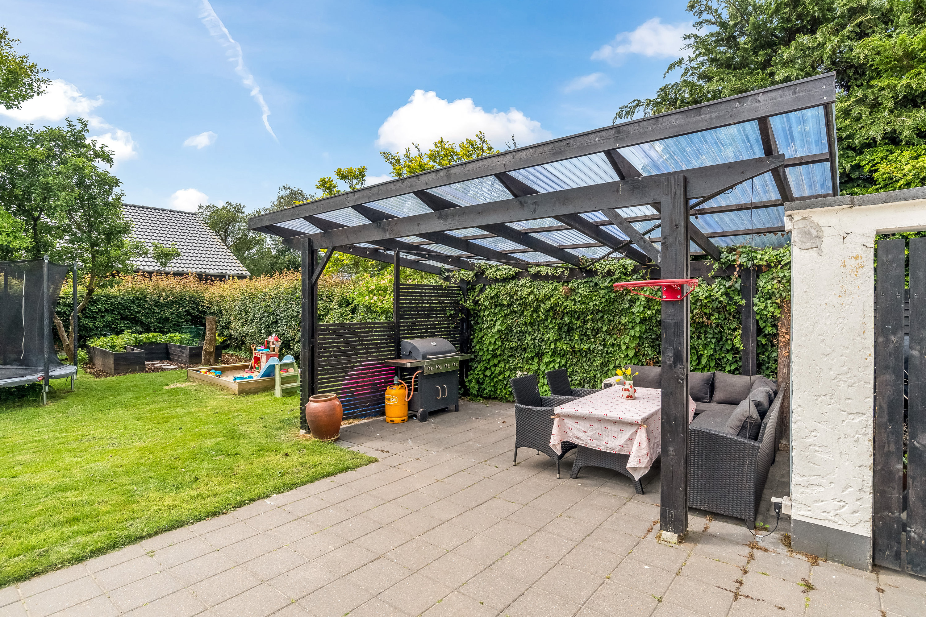 Fremhævet terrasse billede i fuldskærmstilstand. Billede af Mysundevej 39, 7500 Holstebro