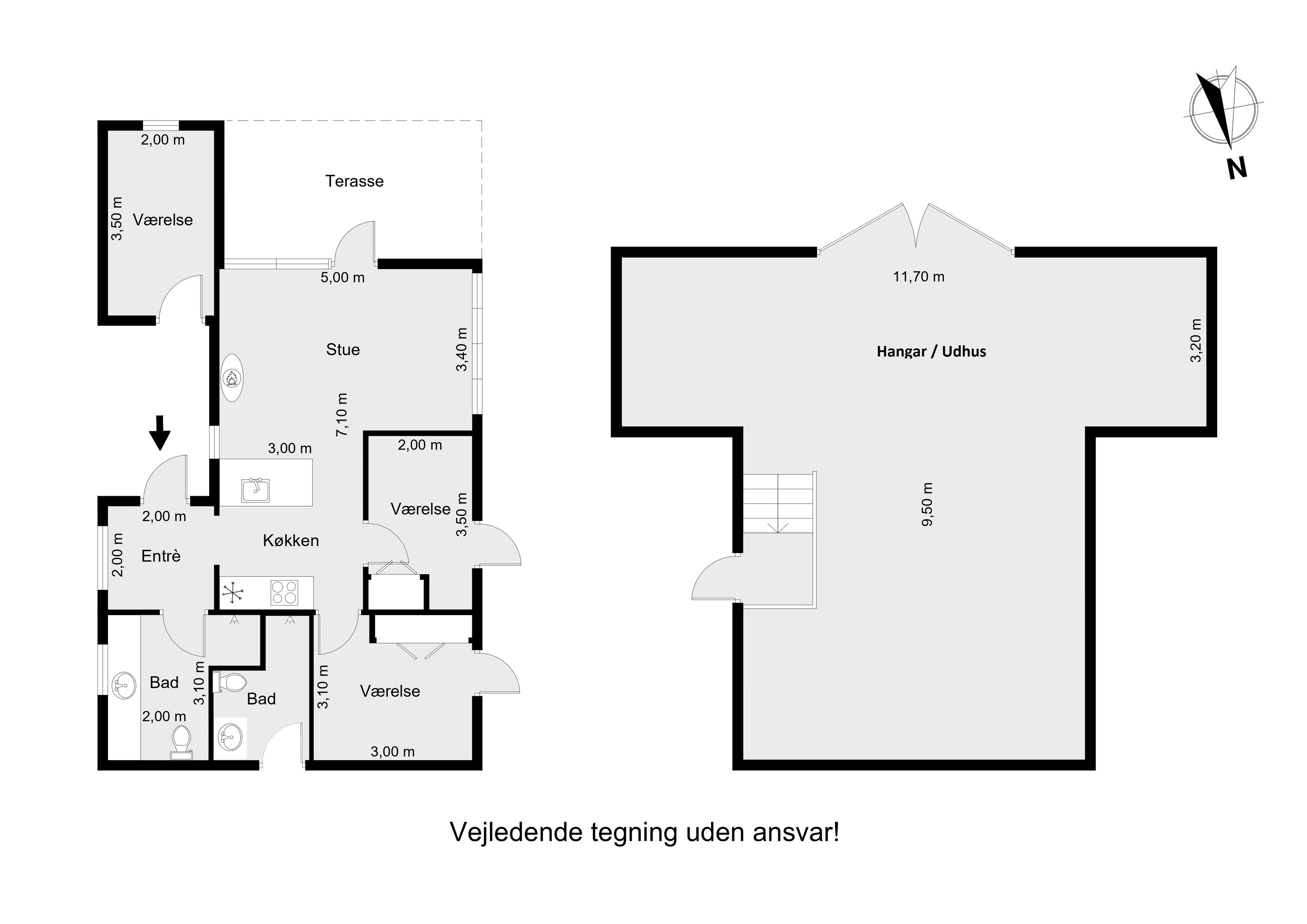 Plantegninger billede af Tingvej 42, Ulbjerg, 8832 Skals