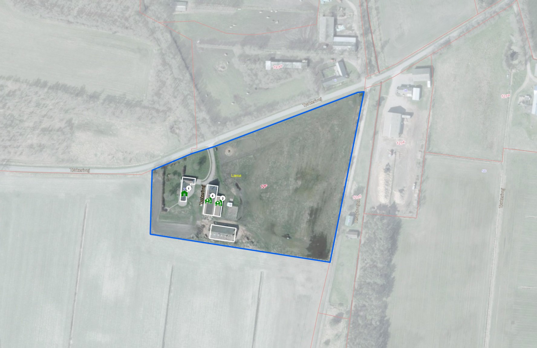 Fremhævet  billede i fuldskærmstilstand. Billede af Tørkerivej 7, Byrum, 9940 Læsø