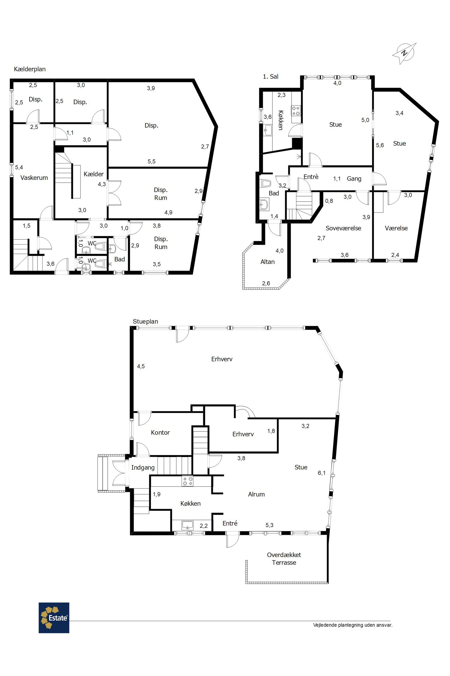 Plantegninger billede af Kirkegade 209A, 6700 Esbjerg