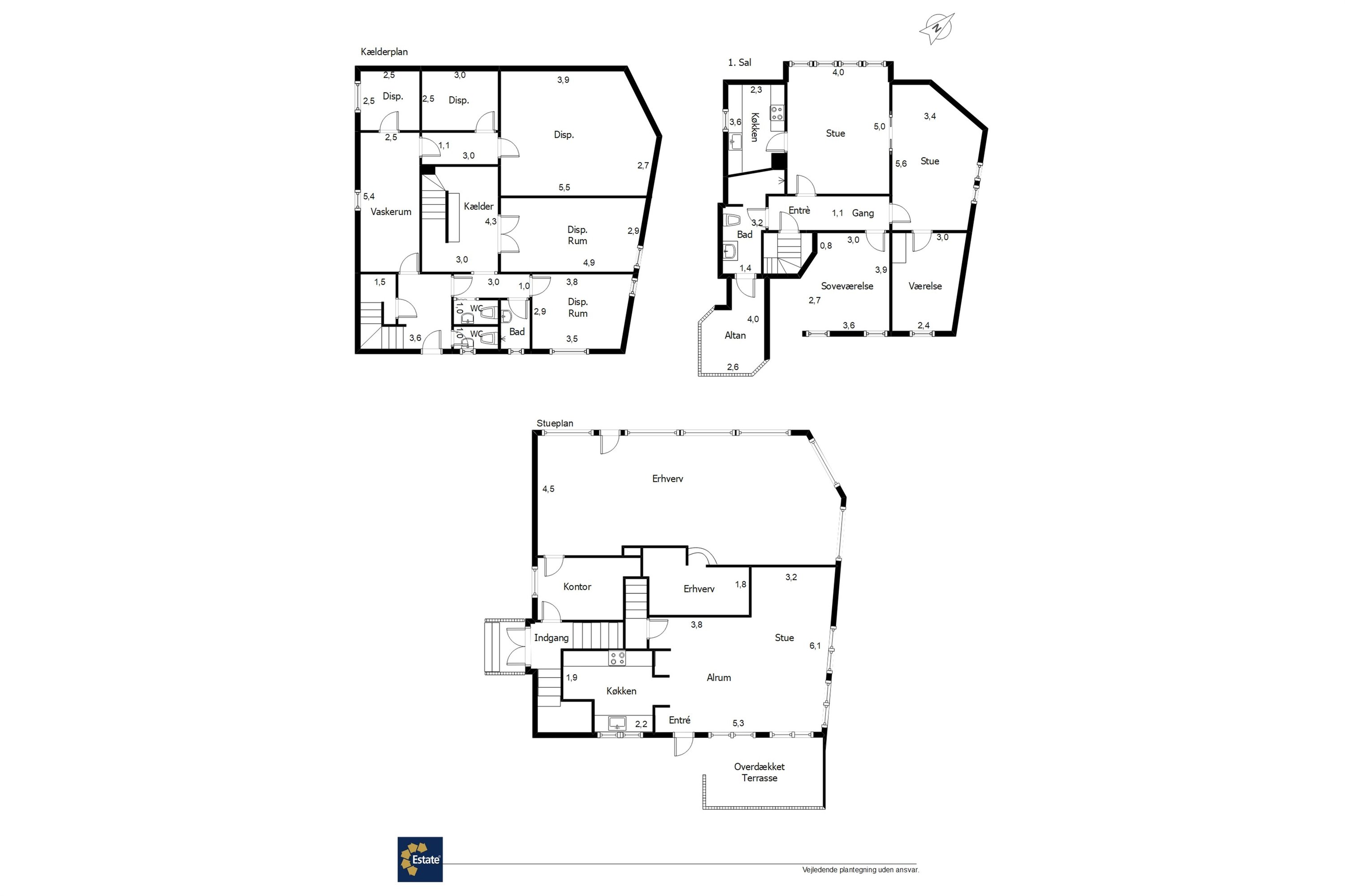 Plantegninger billede af Kirkegade 209A, 6700 Esbjerg