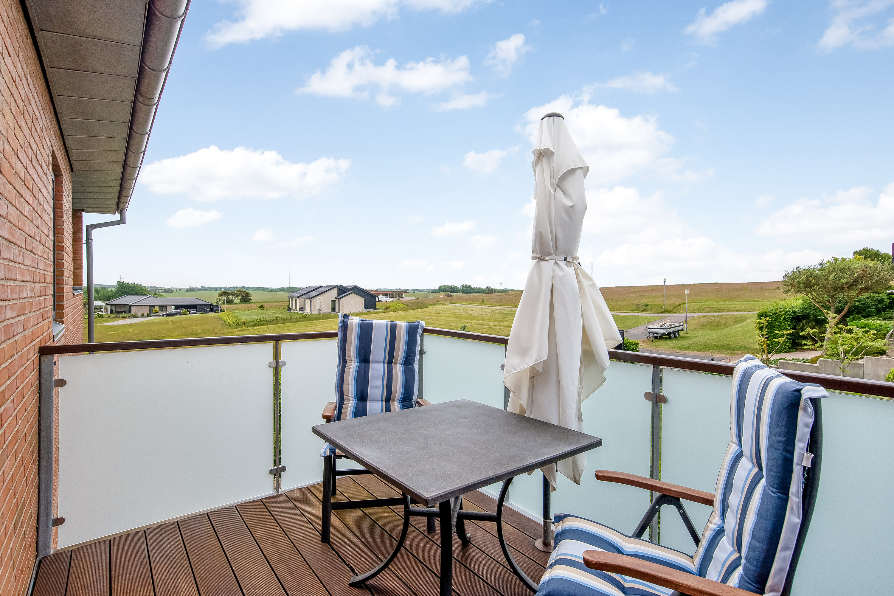 Fremhævet altan billede i fuldskærmstilstand. Billede af Kjelding Høj 34, 7600 Struer