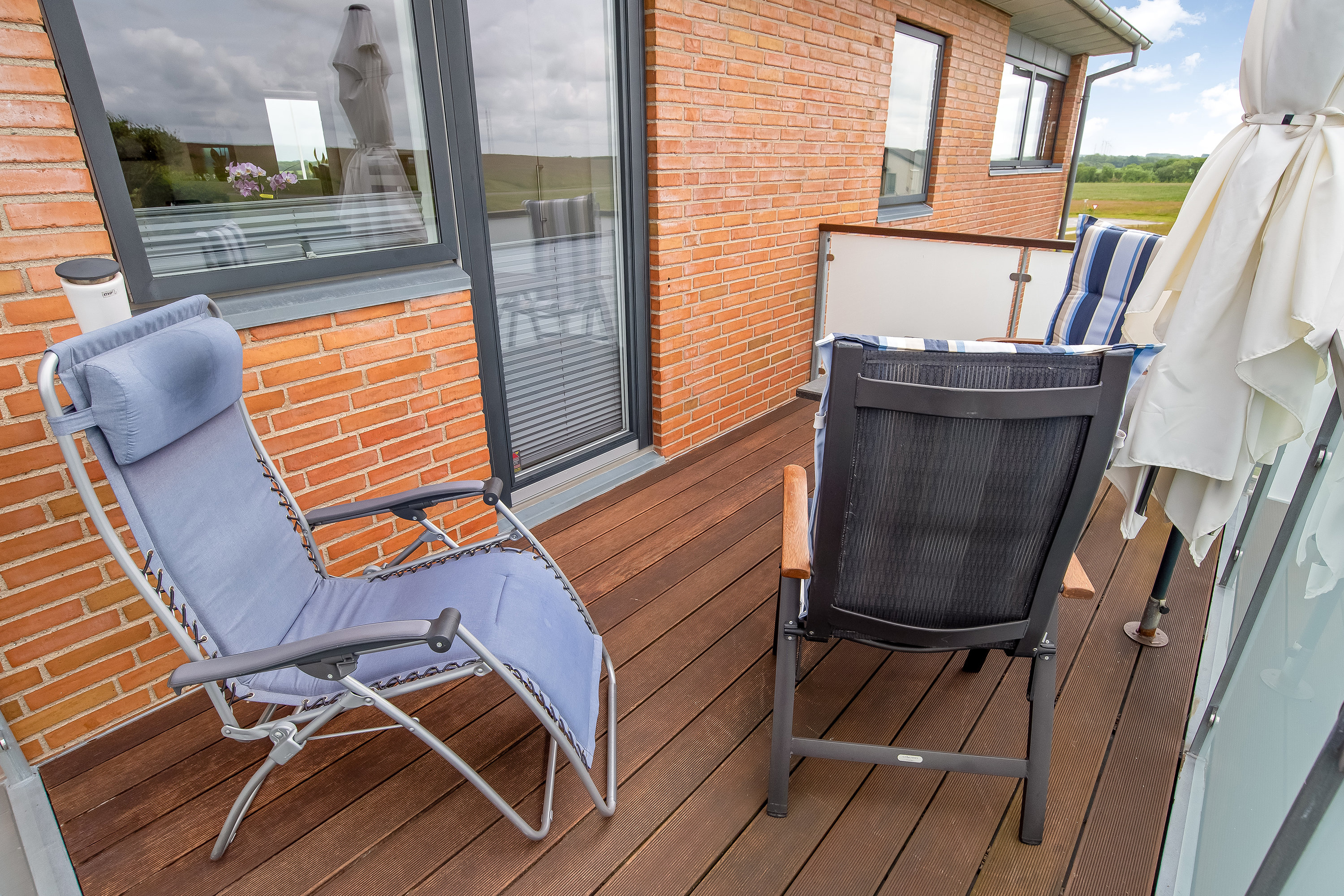 Fremhævet altan billede i fuldskærmstilstand. Billede af Kjelding Høj 34, 7600 Struer