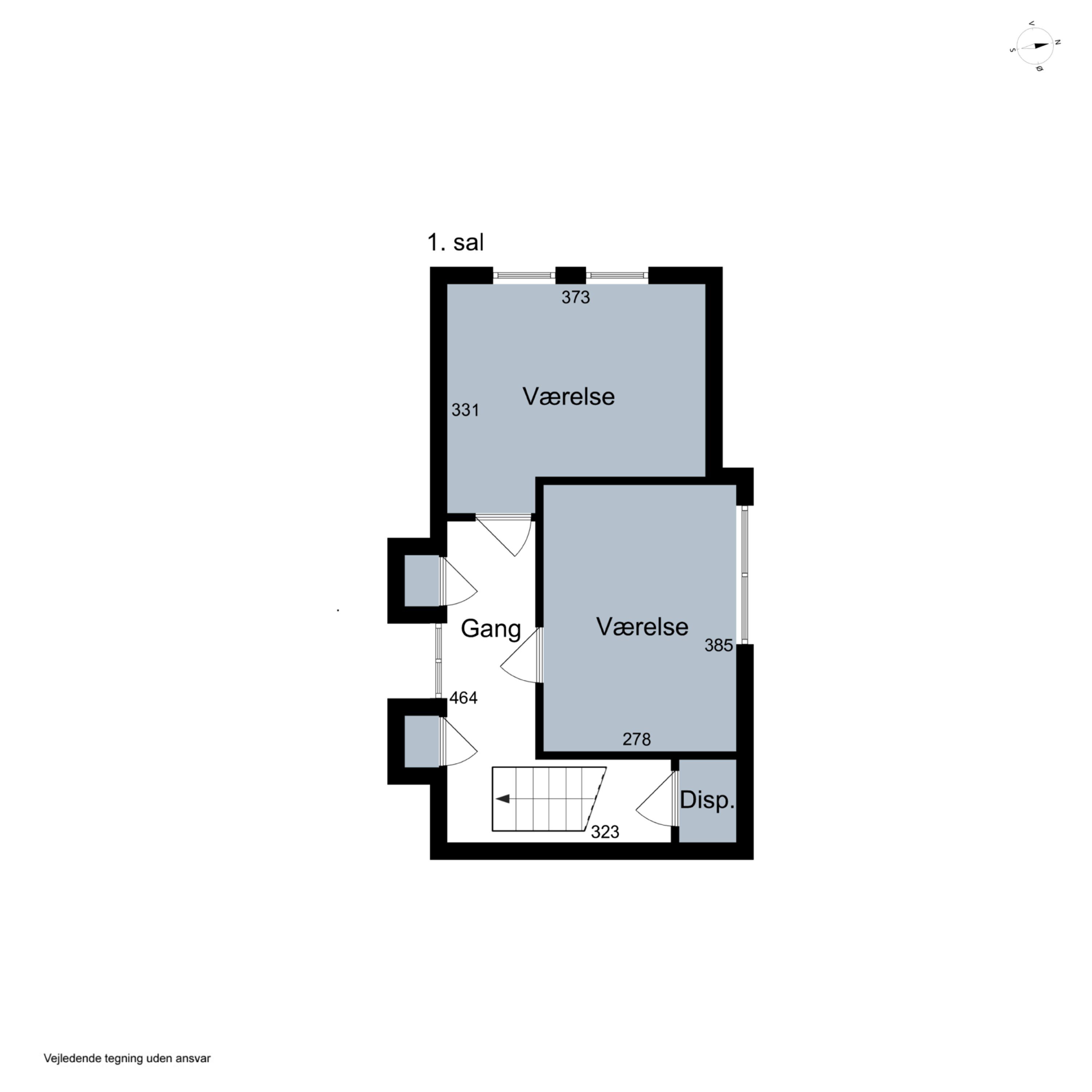 Plantegninger billede af Hovedgaden 57, 7752 Snedsted
