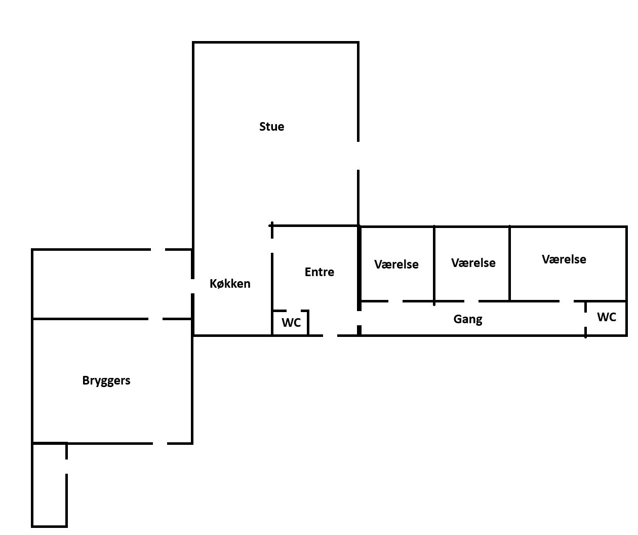 Plantegninger billede af Rolfvej 25A, Rolfsted, 5863 Ferritslev Fyn