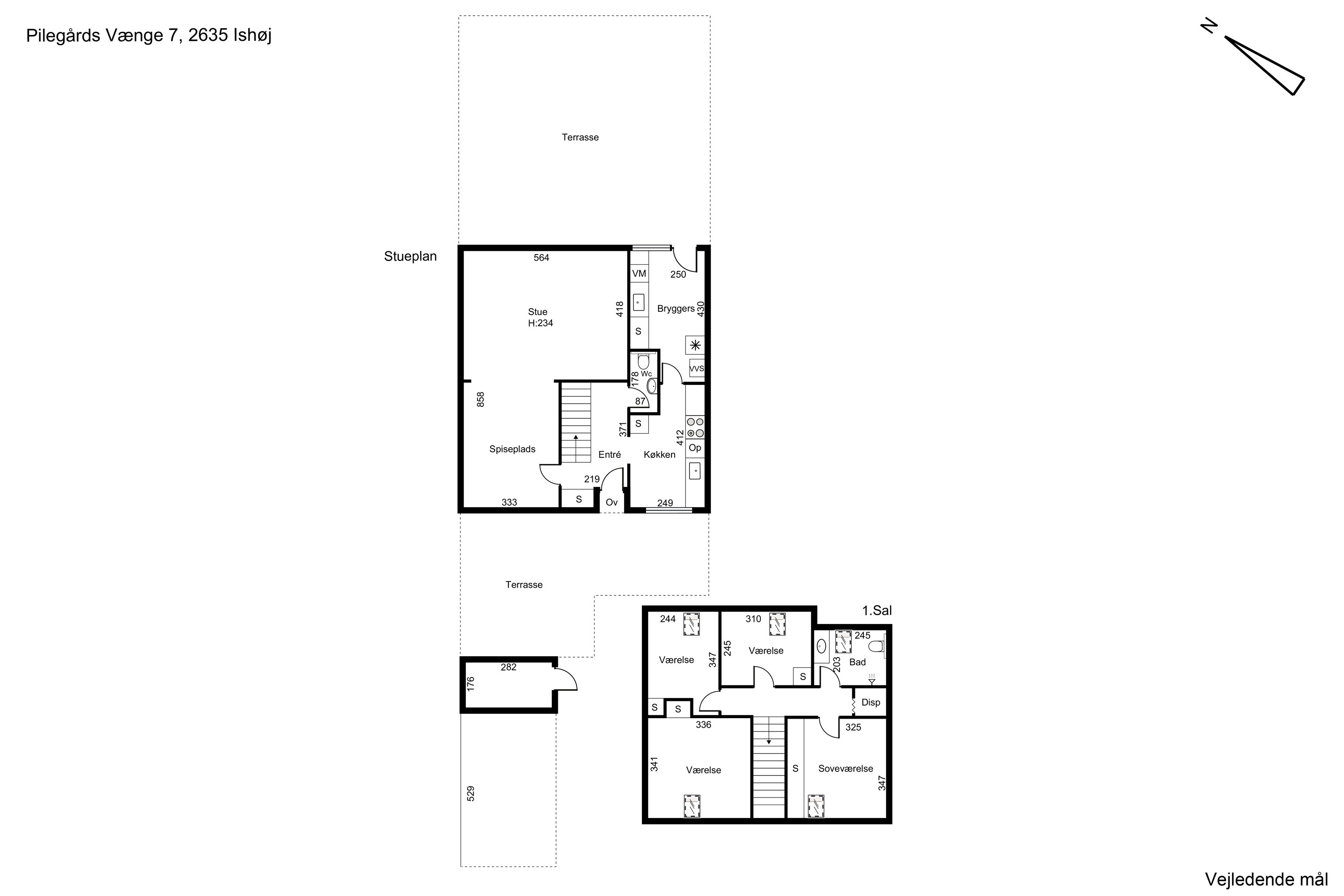 Plantegninger billede af Pilegårds Vænge 7, 2635 Ishøj